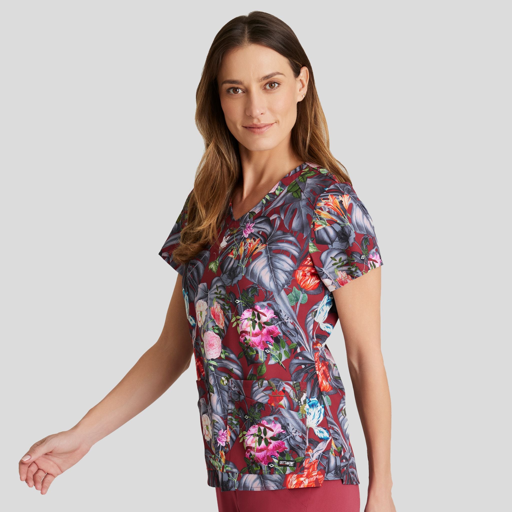 Ella Print Top | Palm Garden