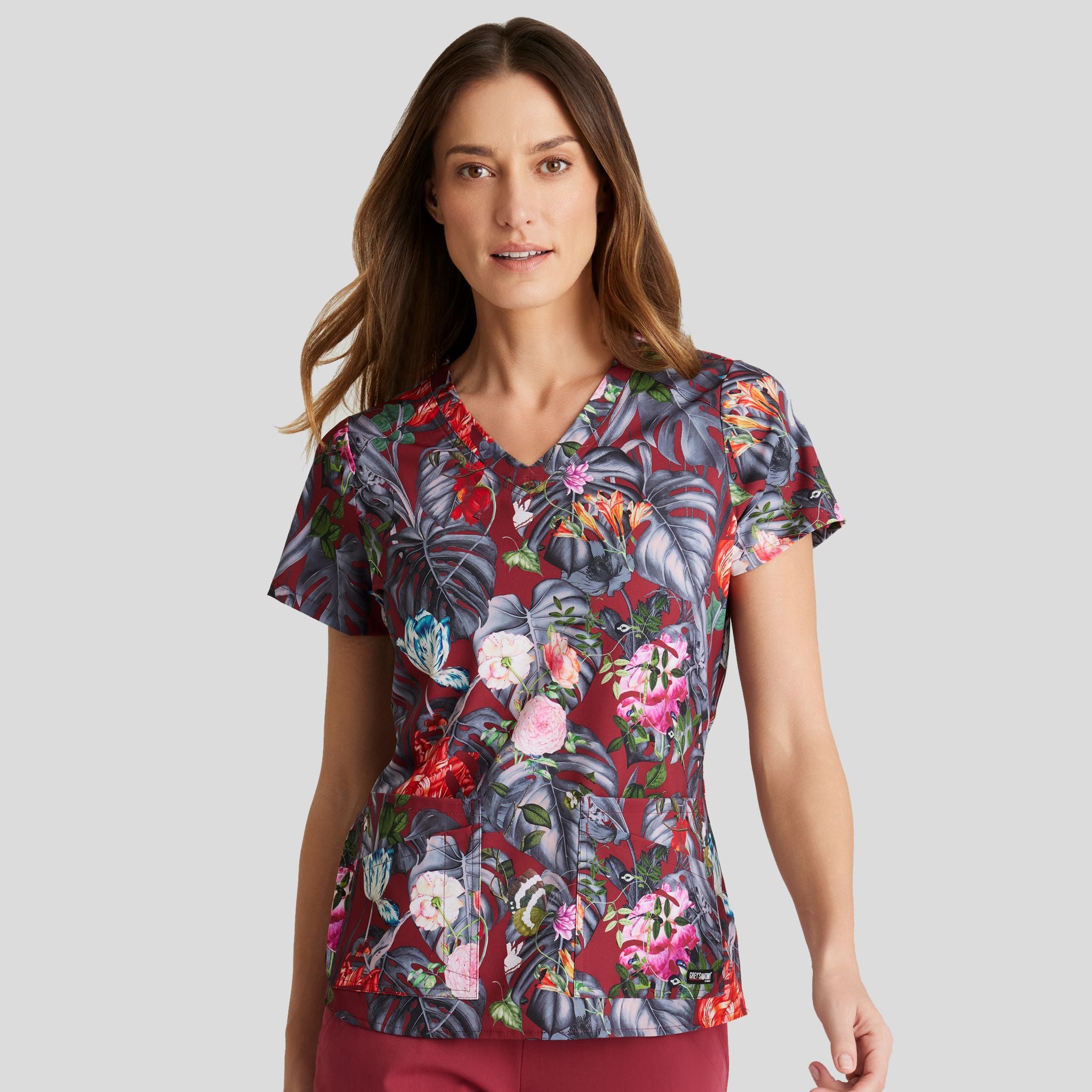 Ella Print Top | Palm Garden