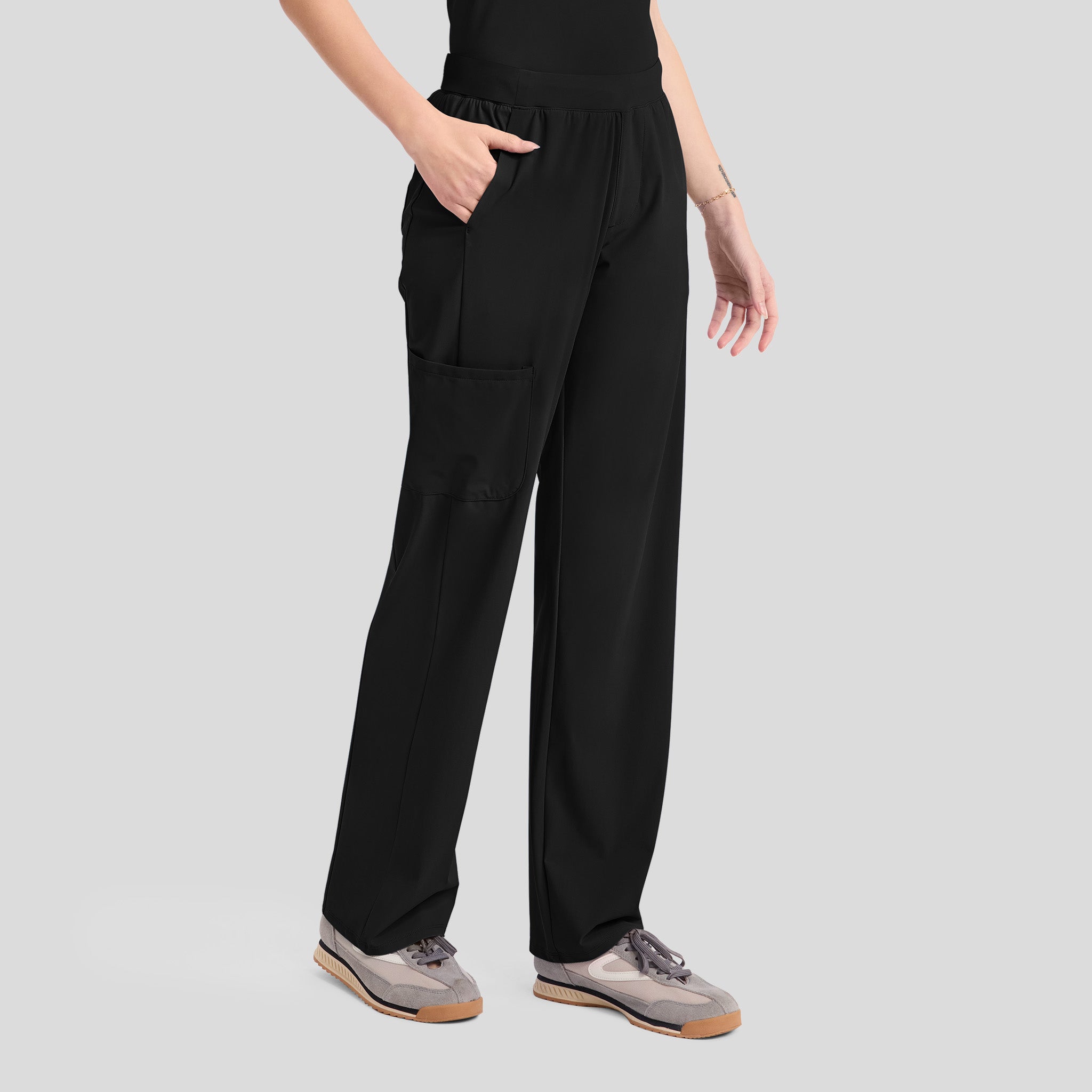 4-Pocket Straight Leg Pant | Black