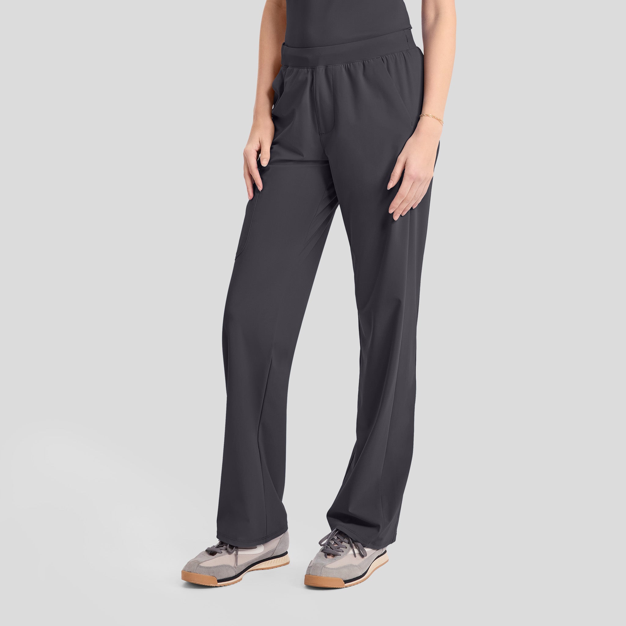 4-Pocket Straight Leg Pant | Pewter