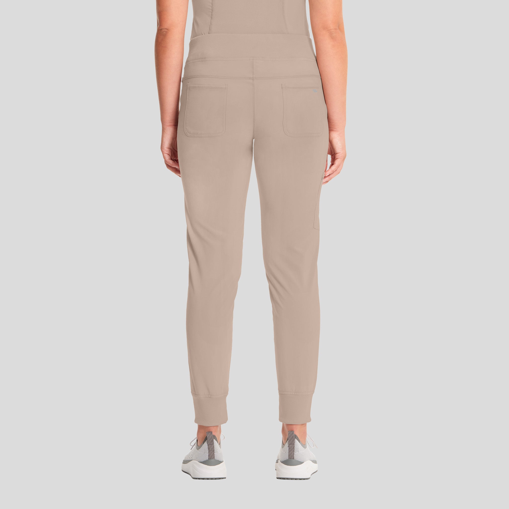 Infinity Elastic Waistband Jogger Scrub Pant | Khaki