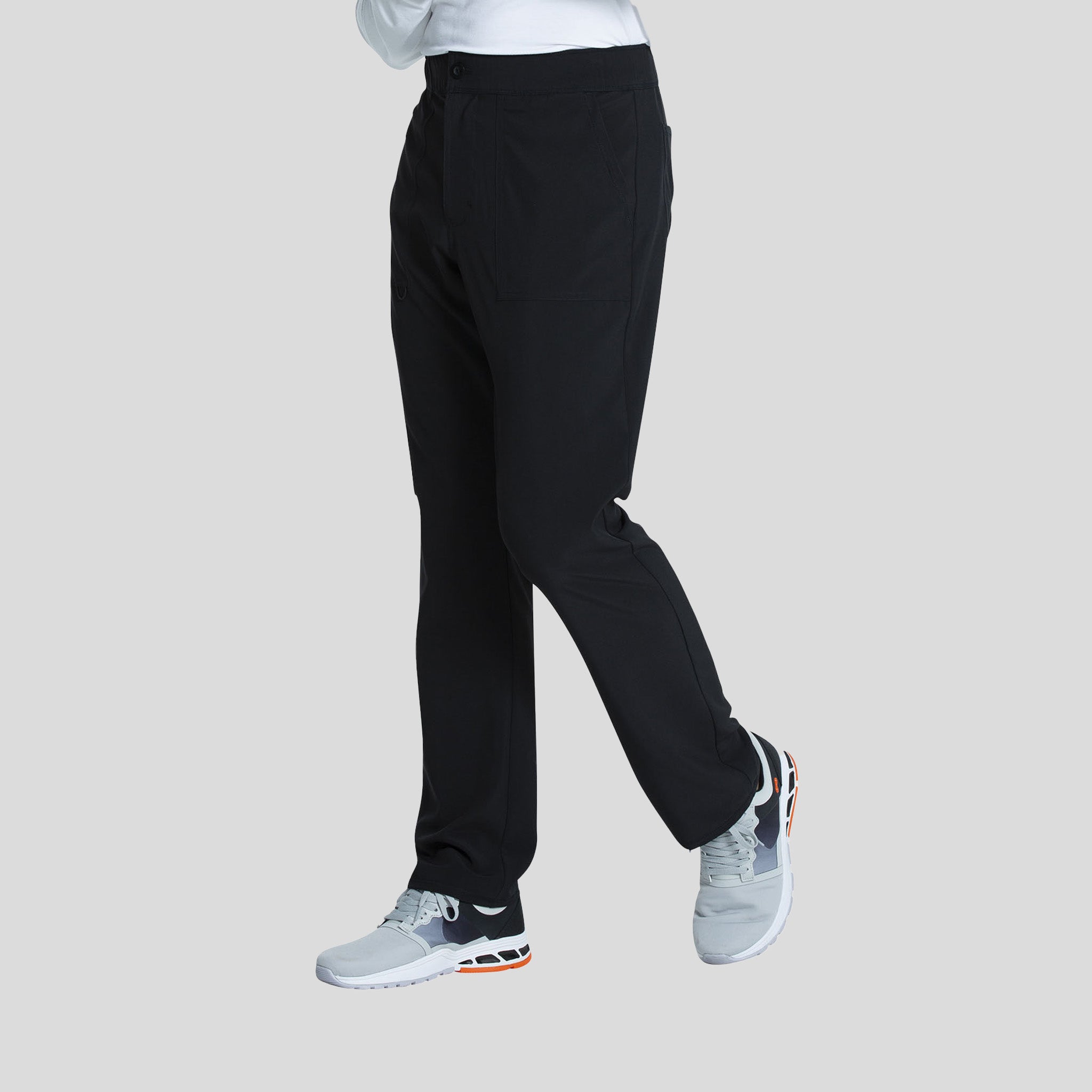 Men's Fly Front Cargo Pant | Black