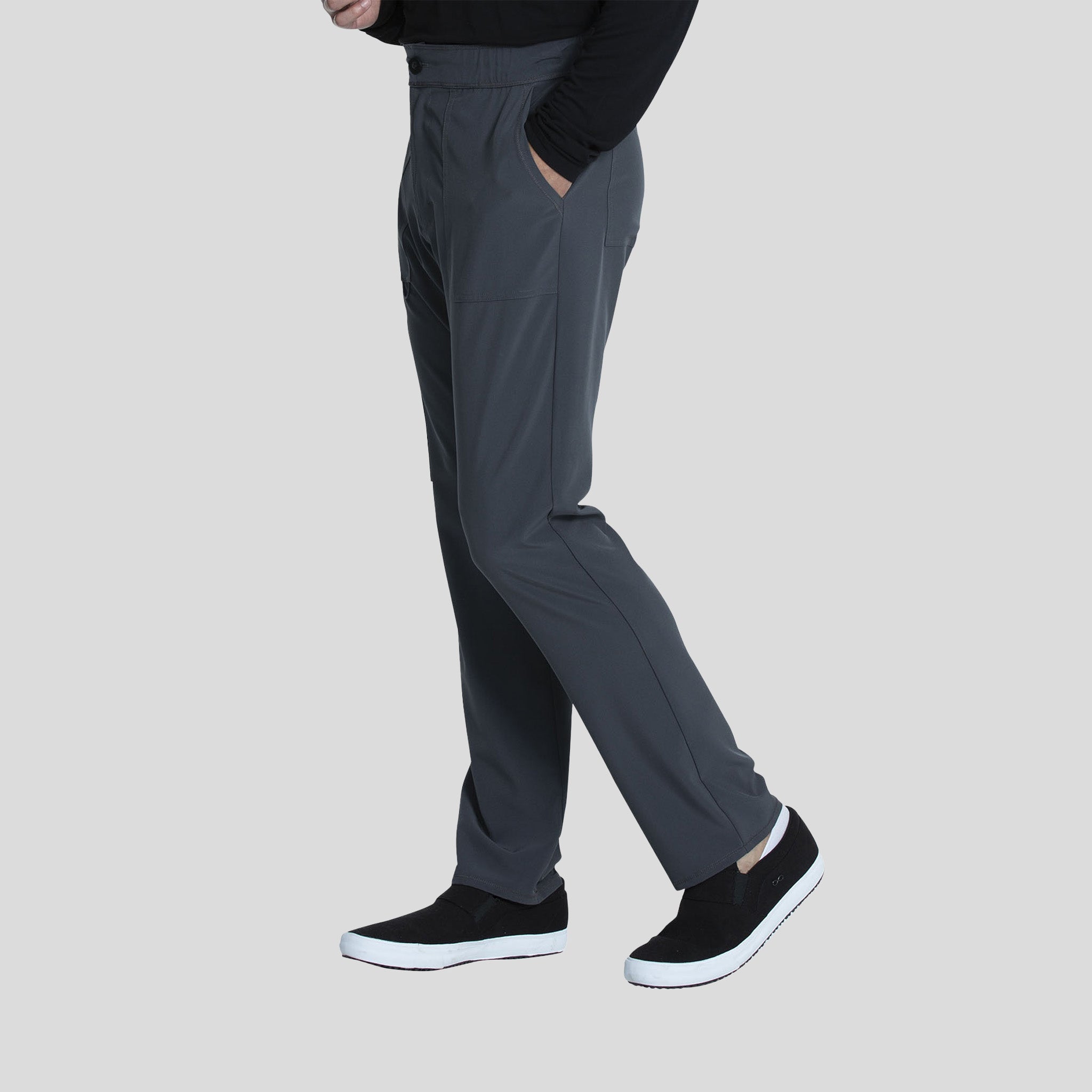Men's Fly Front Cargo Pant | Pewter