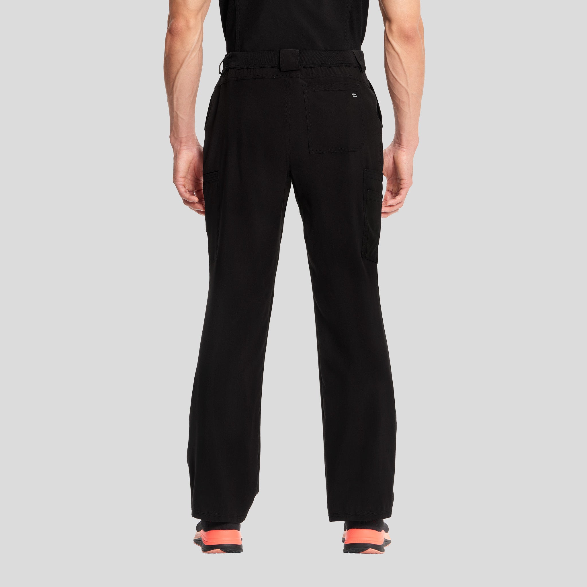 Men's Zip Fly Cargo Scrub Pant | Black