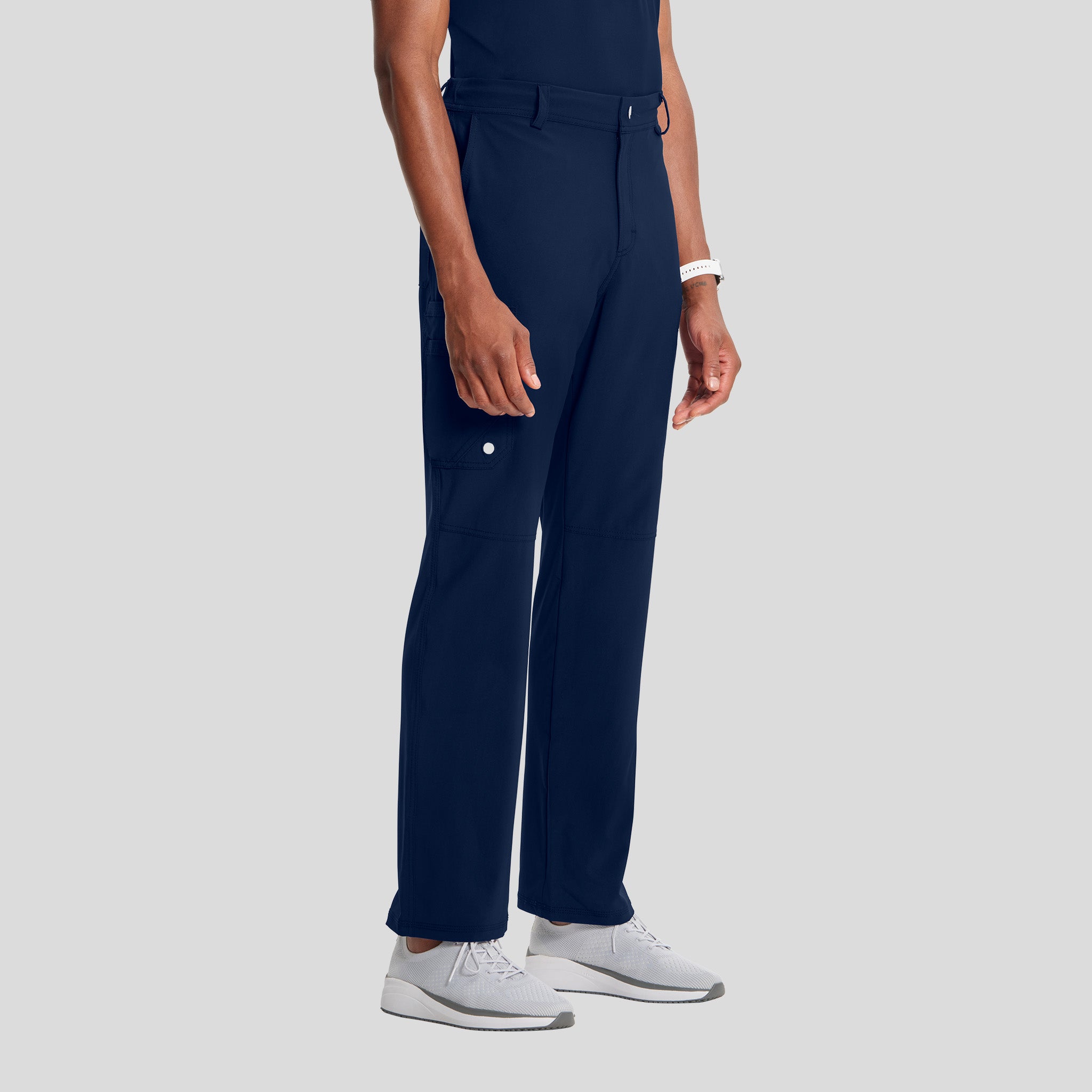 Men's Zip Fly Cargo Scrub Pant | Navy