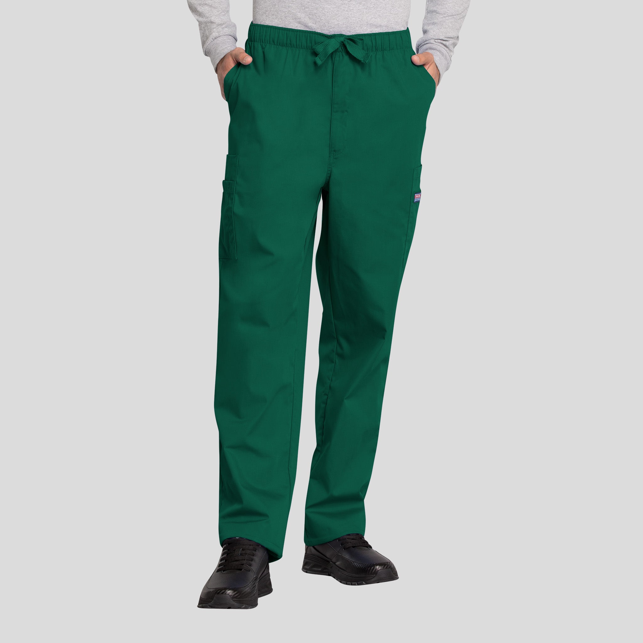 Men's Drawstring Cargo Scrub Pant | Hunter