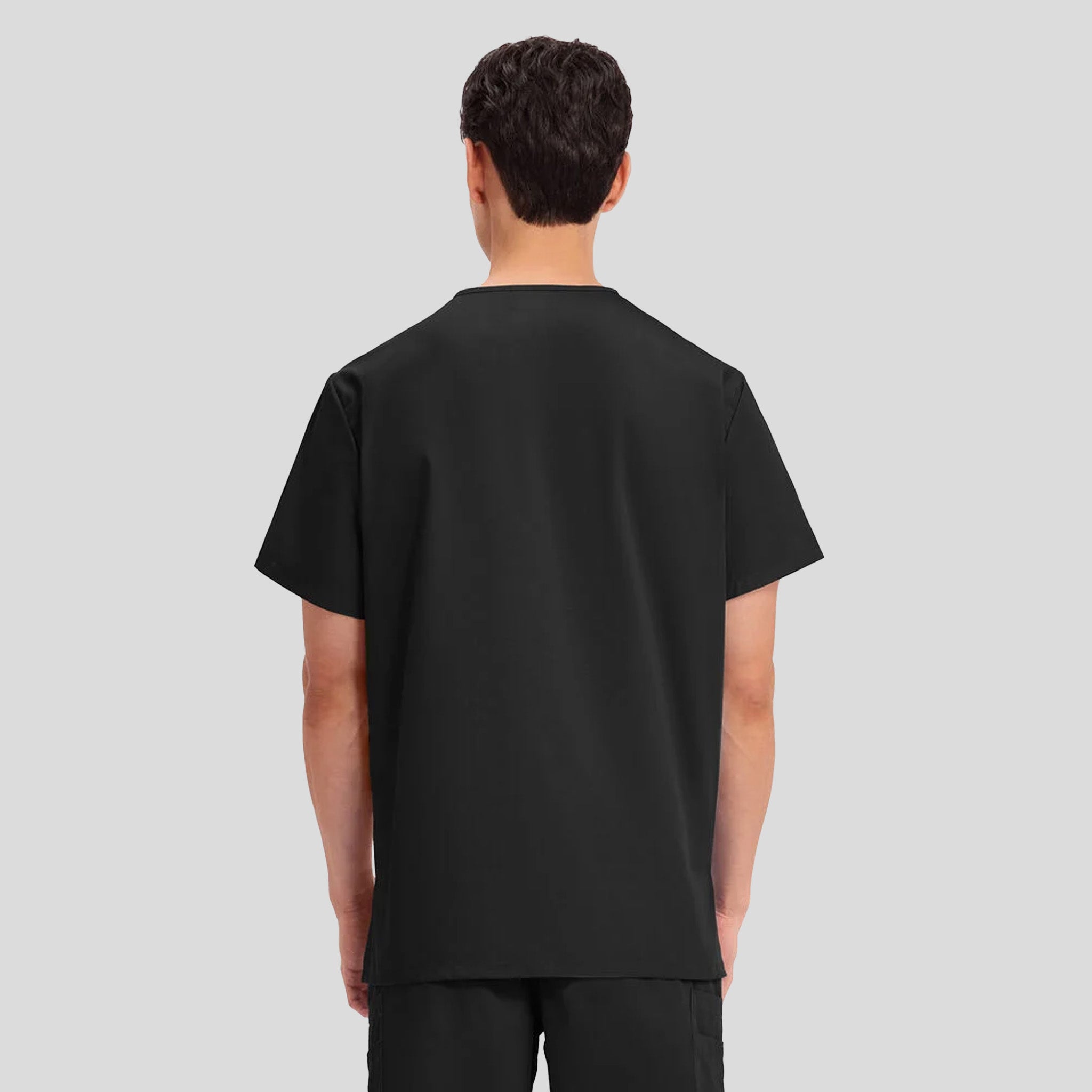 Unisex V-Neck 3 Pocket | Black