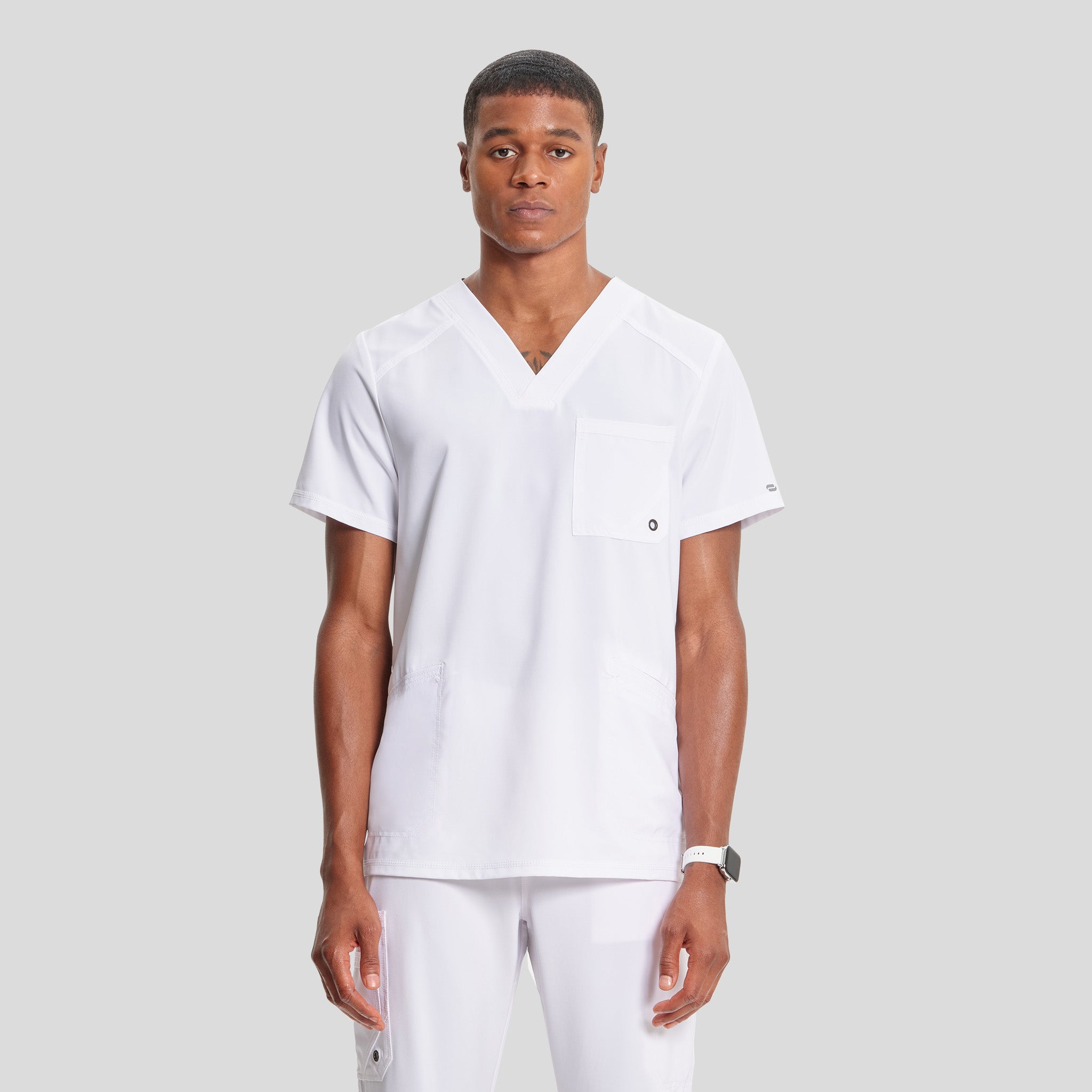 Men's V-Neck | White