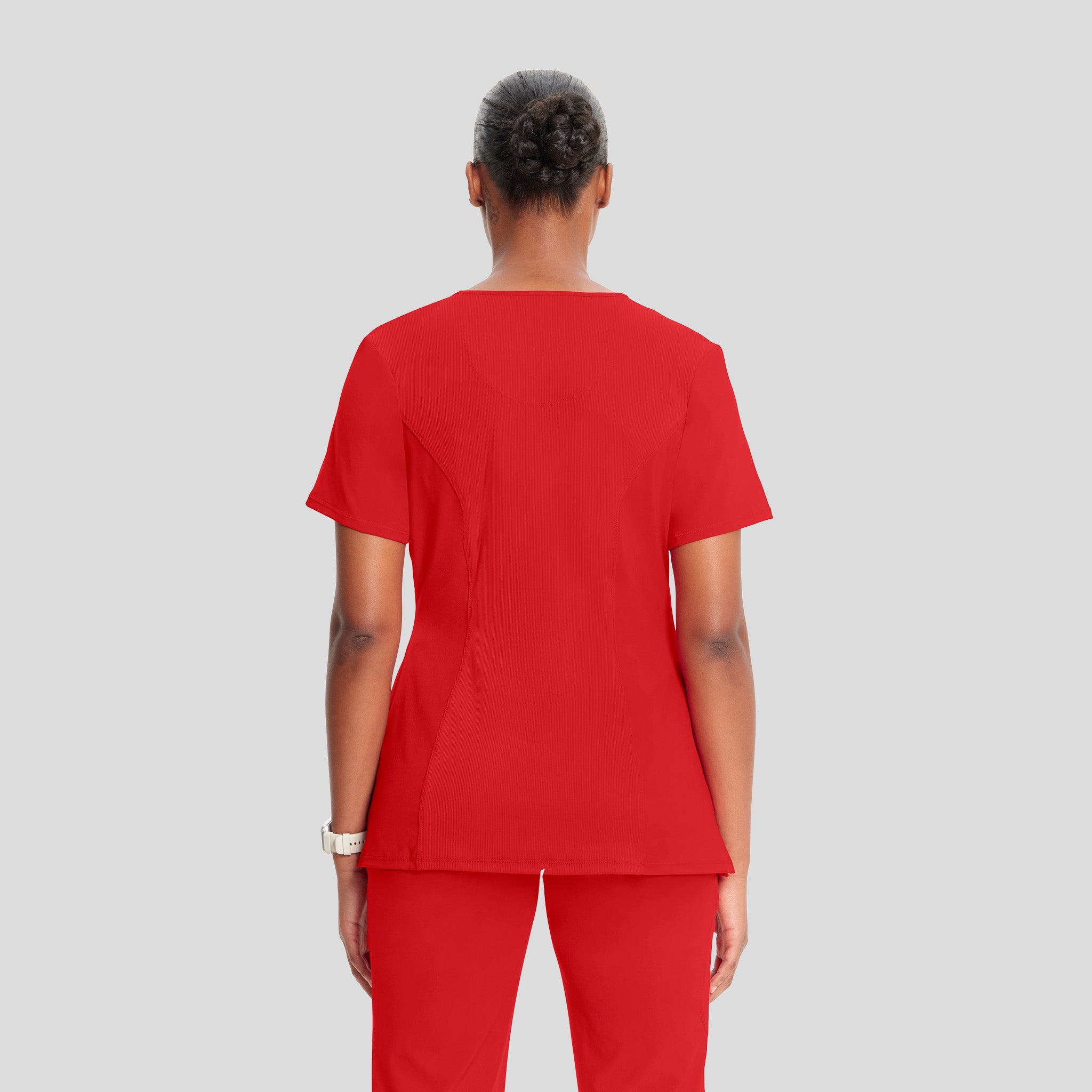 Women's Round Neck Top | Red