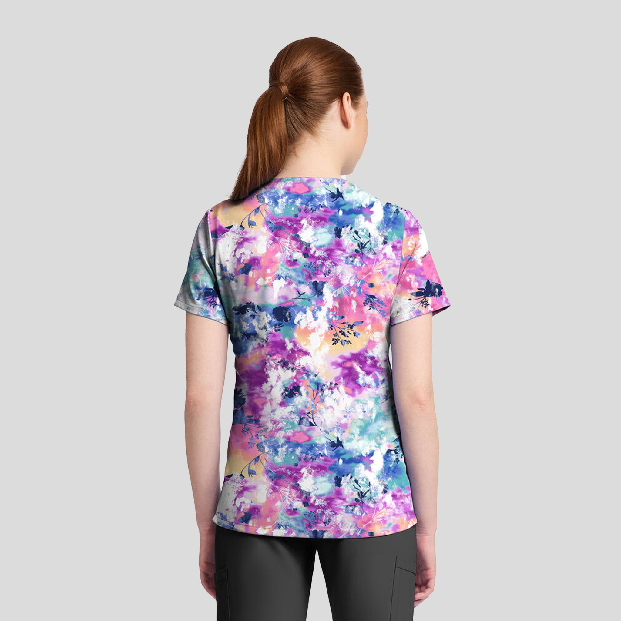 Print Top | Botanical Tie Dye