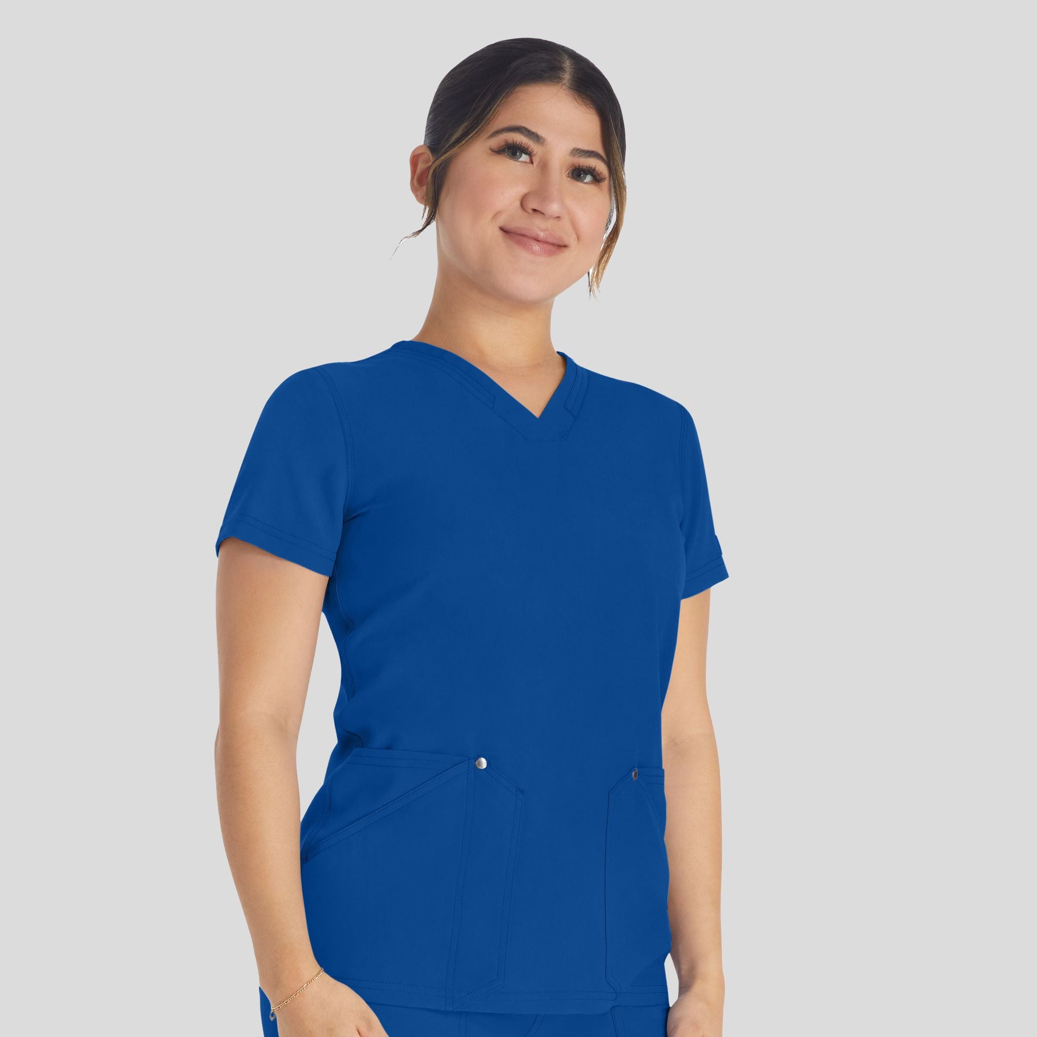 Women's V-Neck Scrub Top | Galaxy