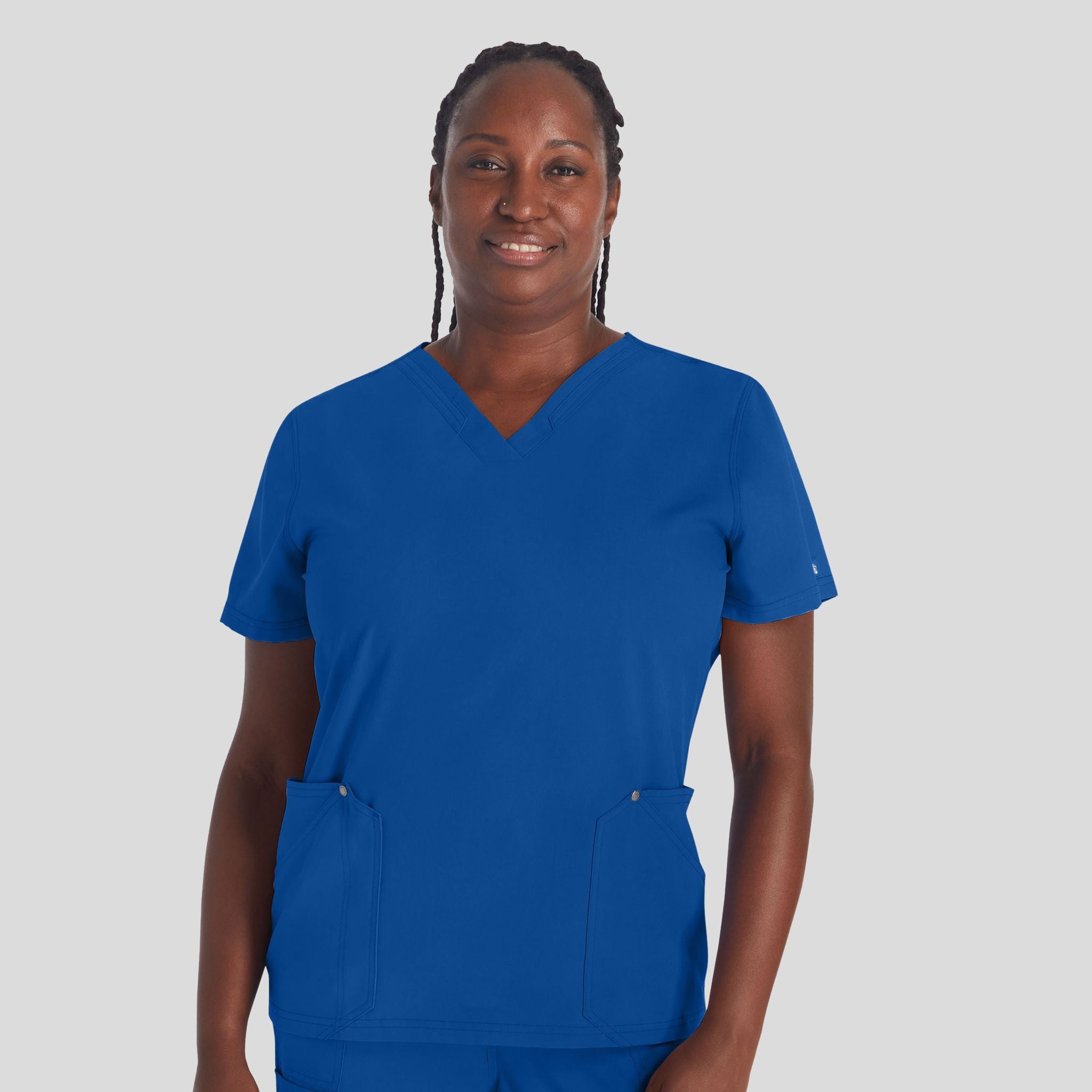 Women's V-Neck Scrub Top | Galaxy