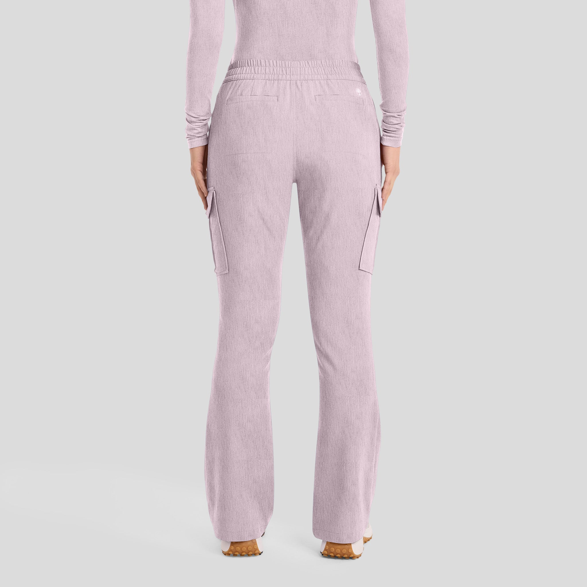 Women's Blair Flare Leg Scrub Pant | Pink Pearl