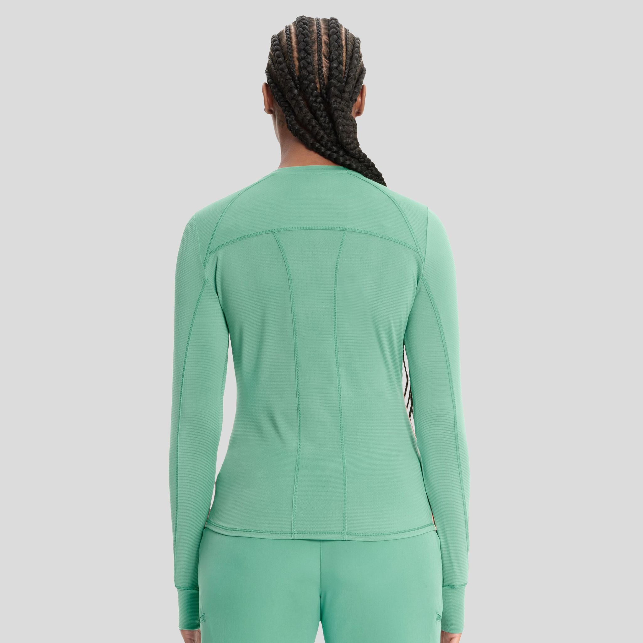 Long Sleeve Logo Performance Underscrub | Mint Cloud