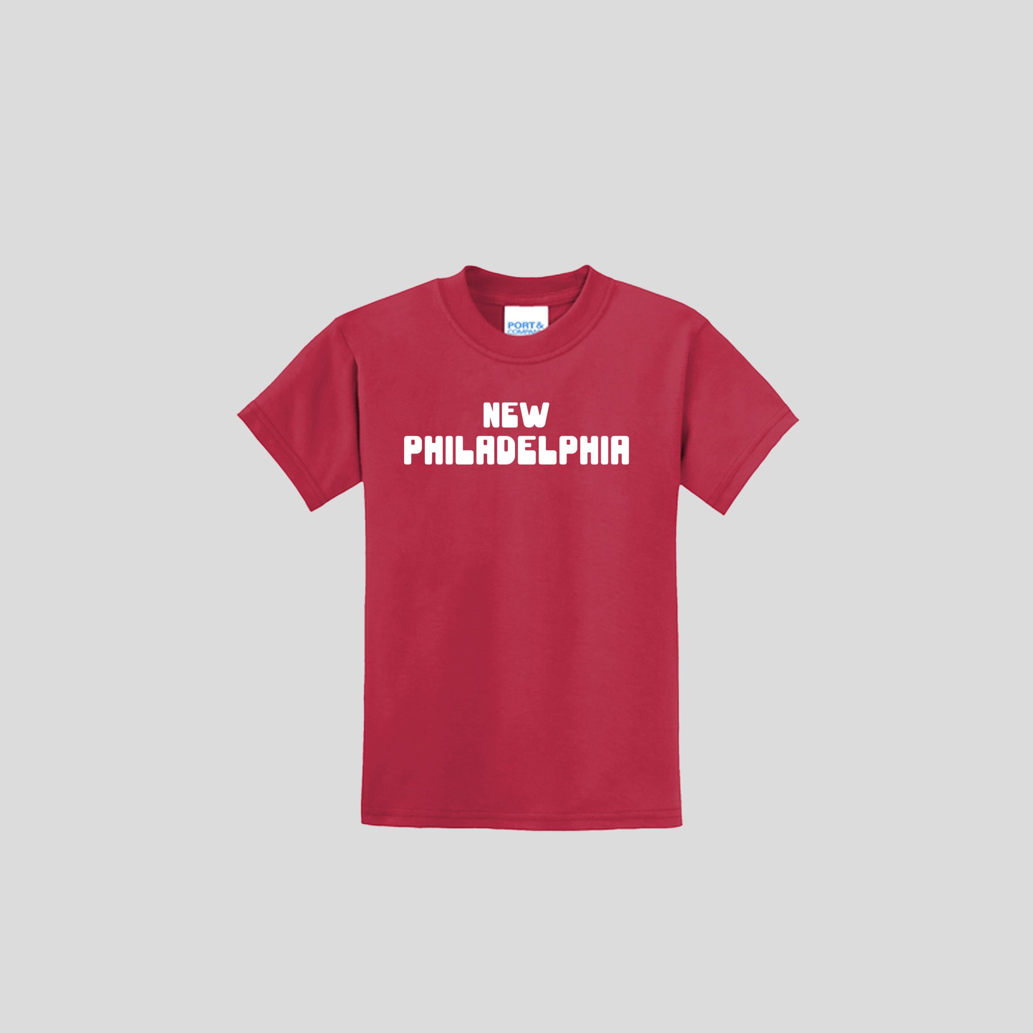Youth New Philadelphia Core Blend Tee | Red