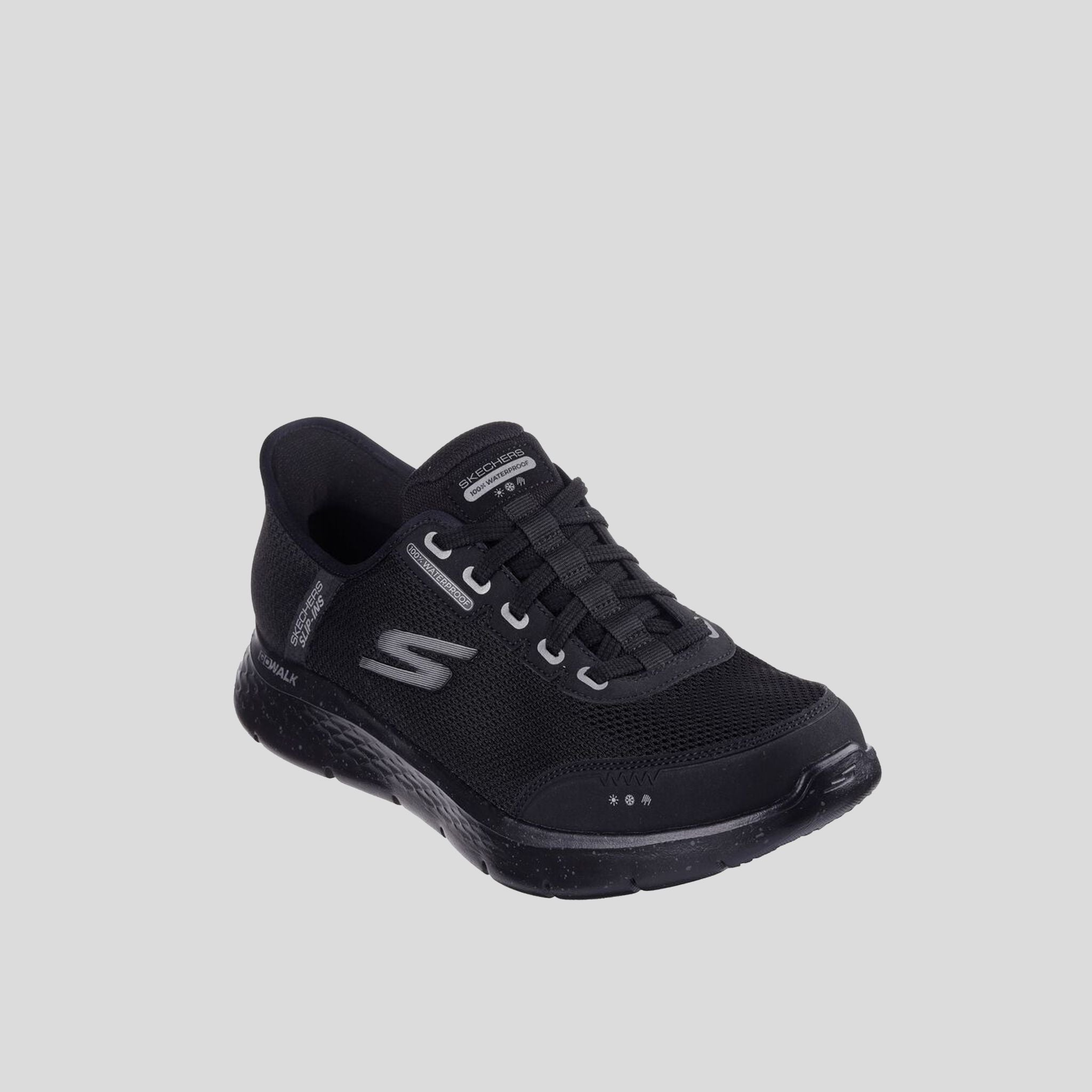 Skechers Slip-ins: GO WALK Flex - Waterproof | Black