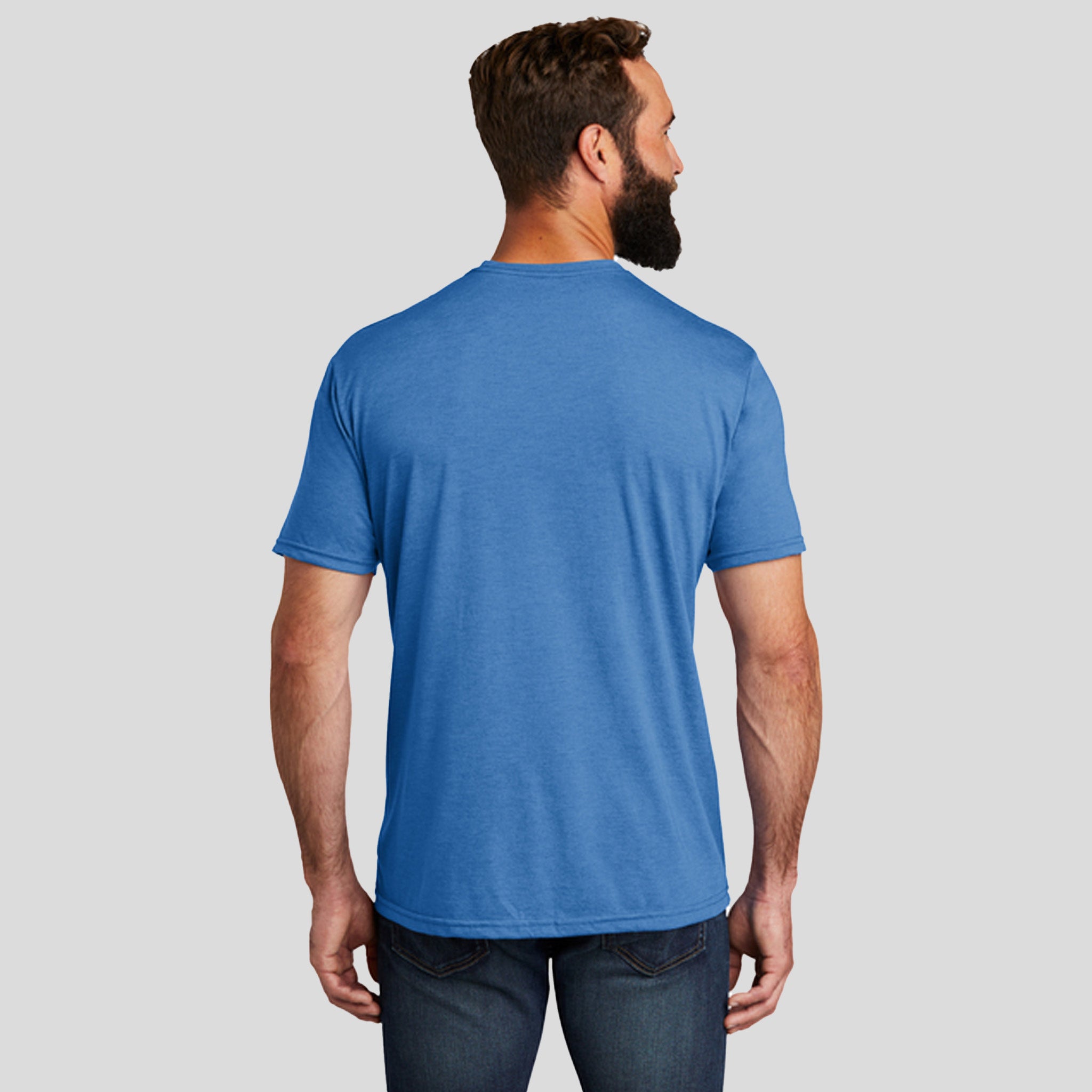Unisex Tri-Blend Tee | Azure Blue