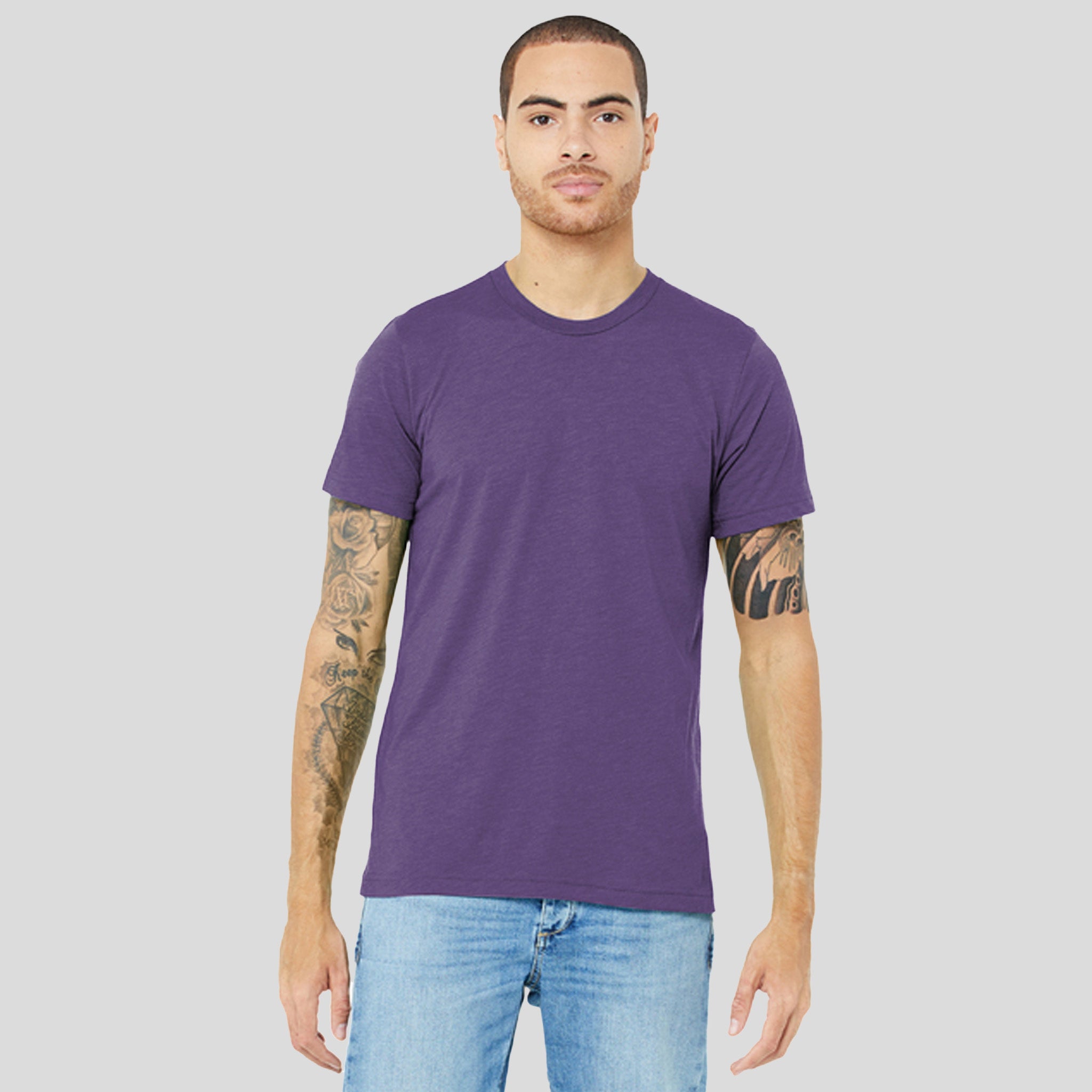 Unisex Triblend Short Sleeve Tee | Purple Triblend