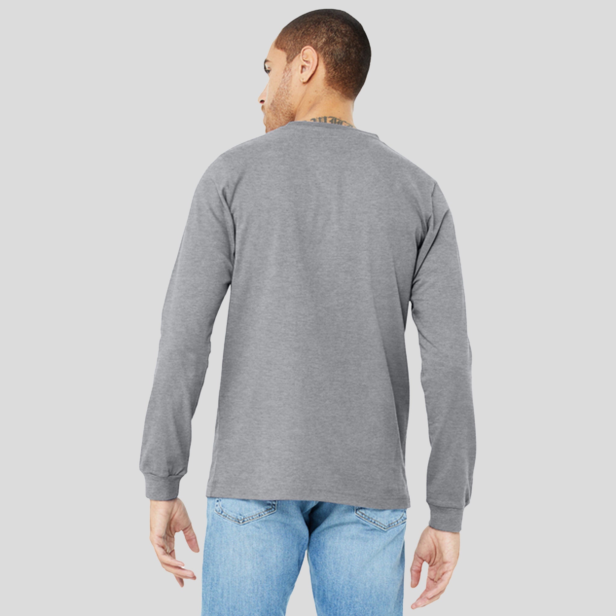 Unisex Heather CVC Long Sleeve Tee | Athletic Heather
