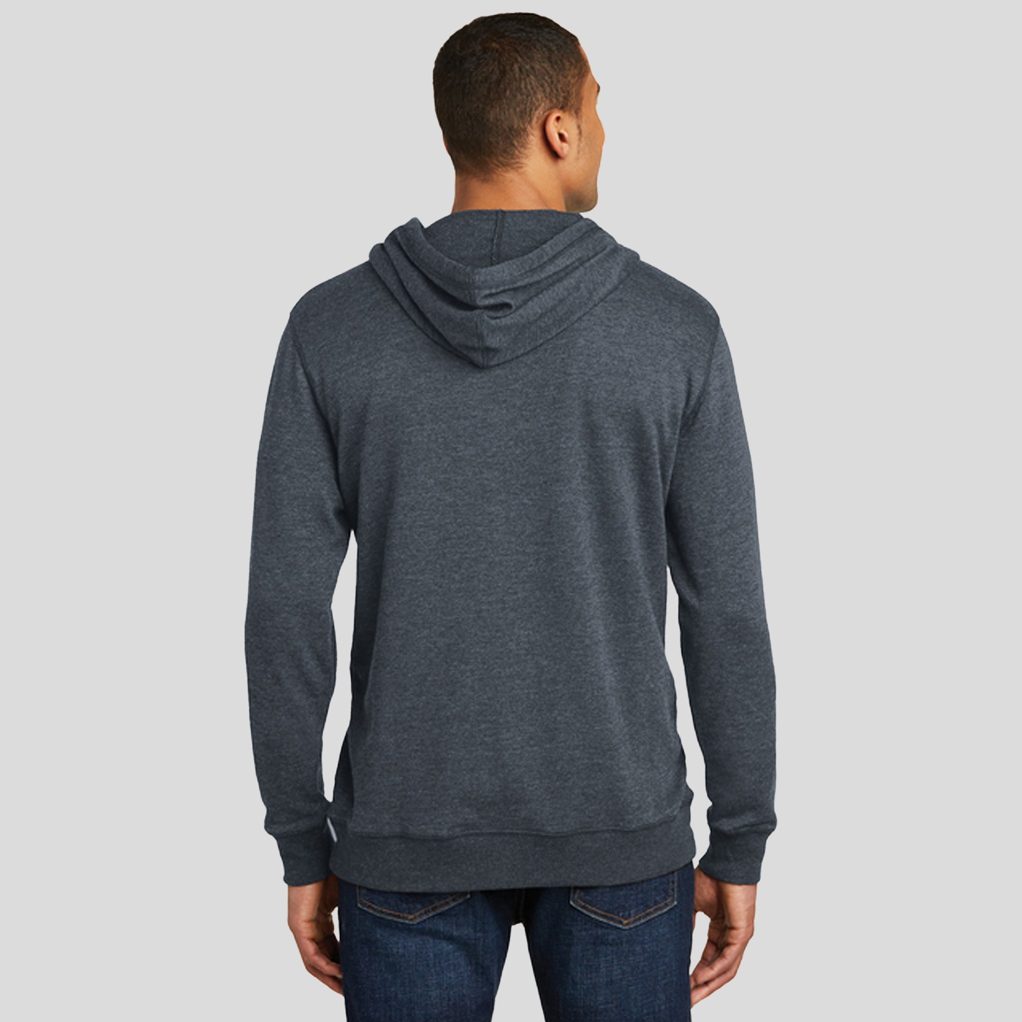 Lightweight Fleece Hoodie | Heathered Navy