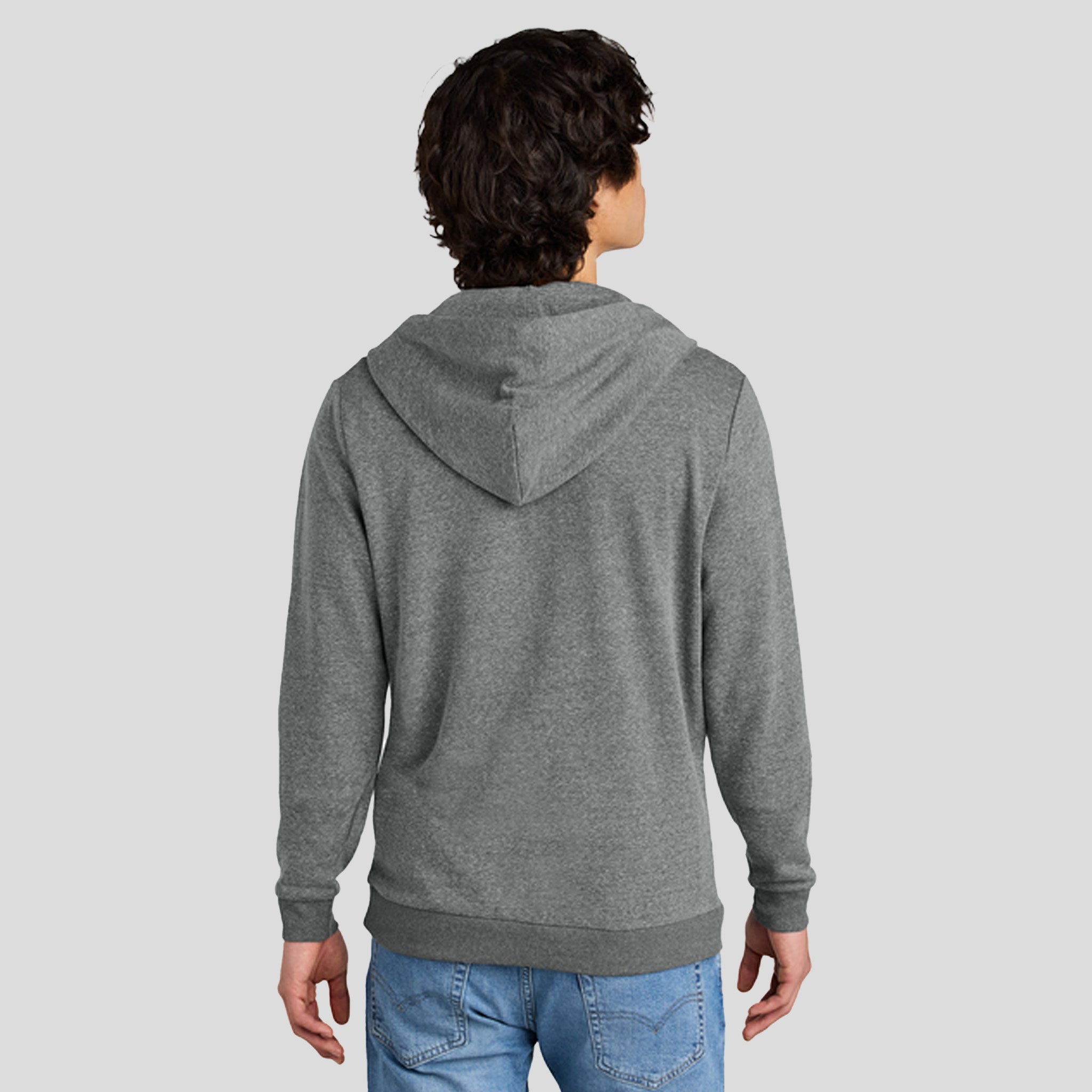 Perfect Triยฎ Fleece Full-Zip Hoodie | Grey Frost