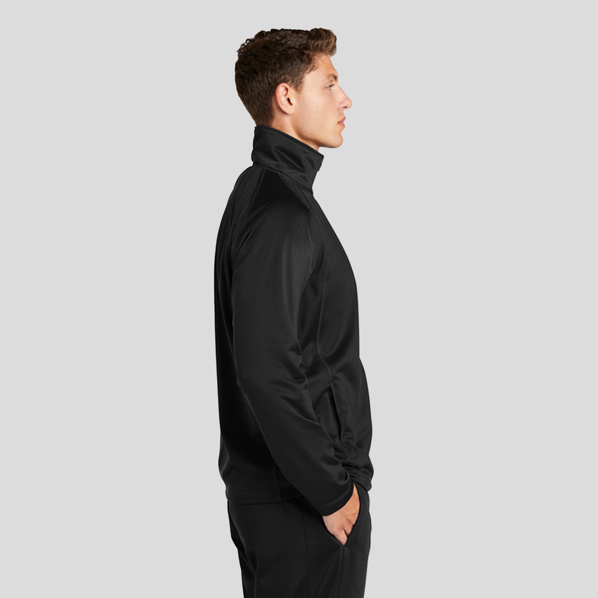 Tricot Track Jacket | Black/Black