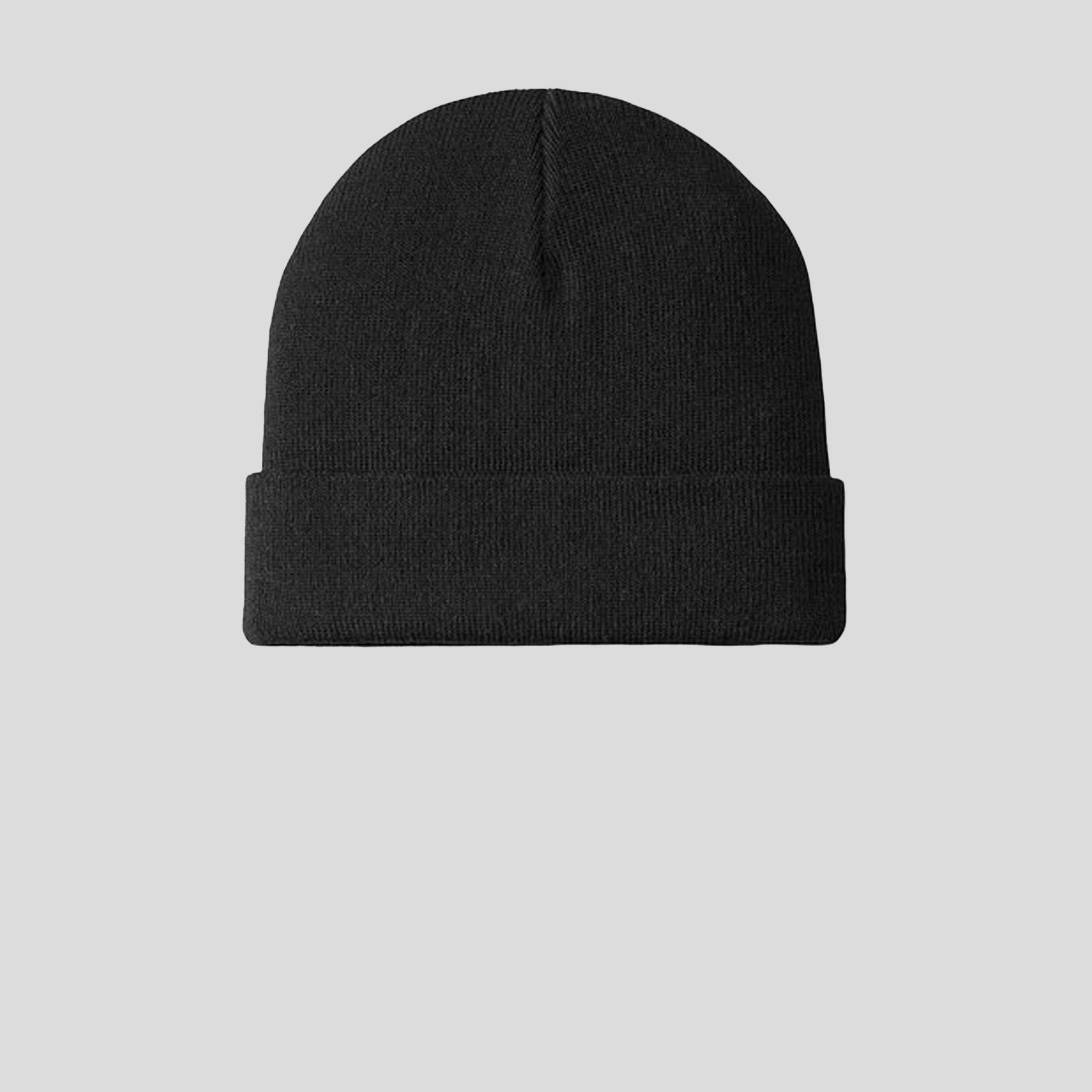 Knit Cuff Beanie | Black