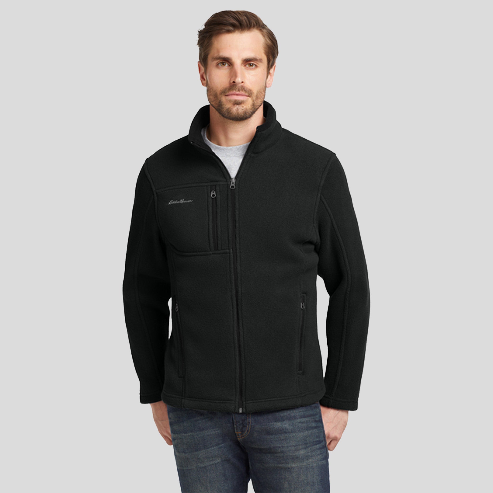Full-Zip Fleece Jacket | Black