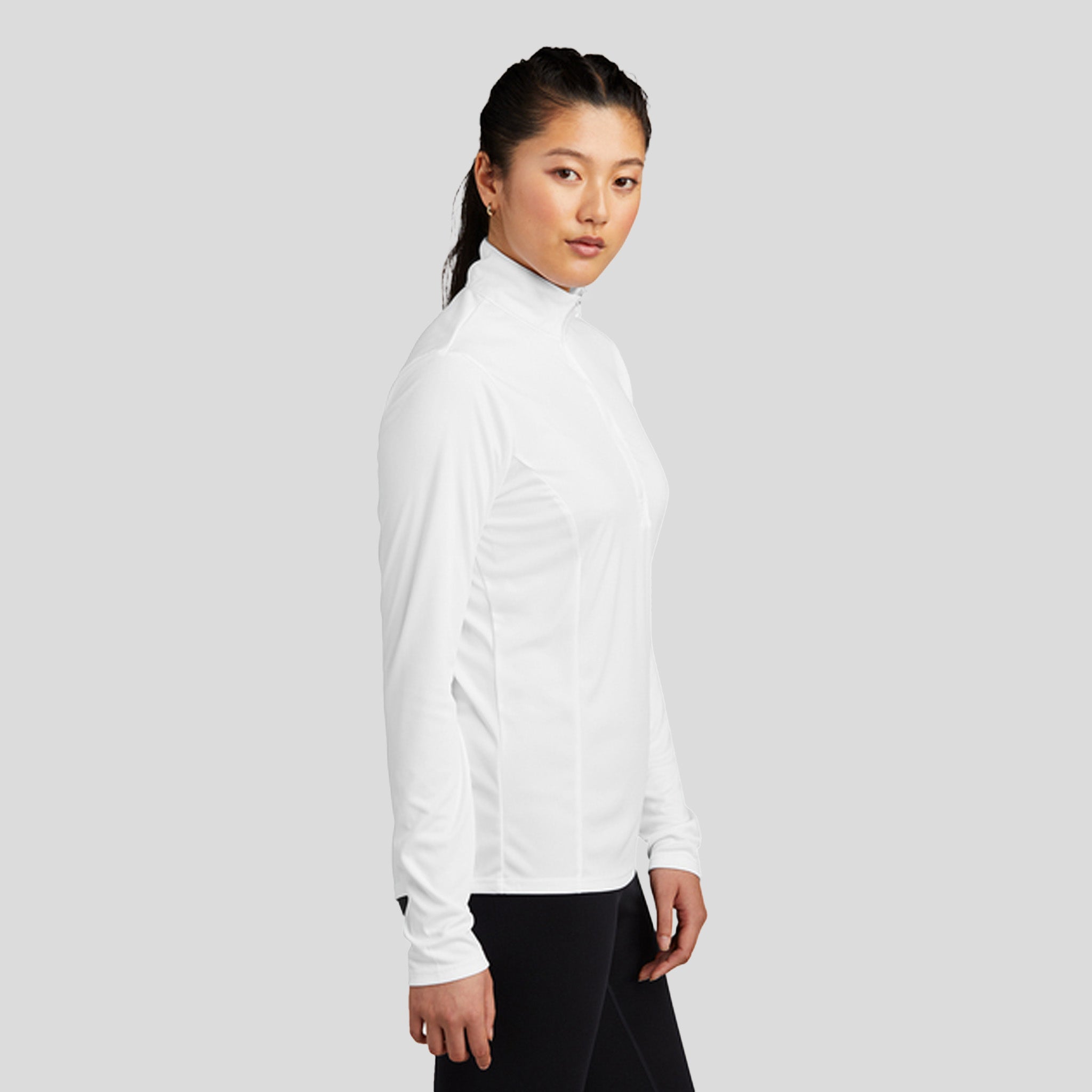 Women's PosiCharge® Competitor™ 1/4-Zip Pullover | White