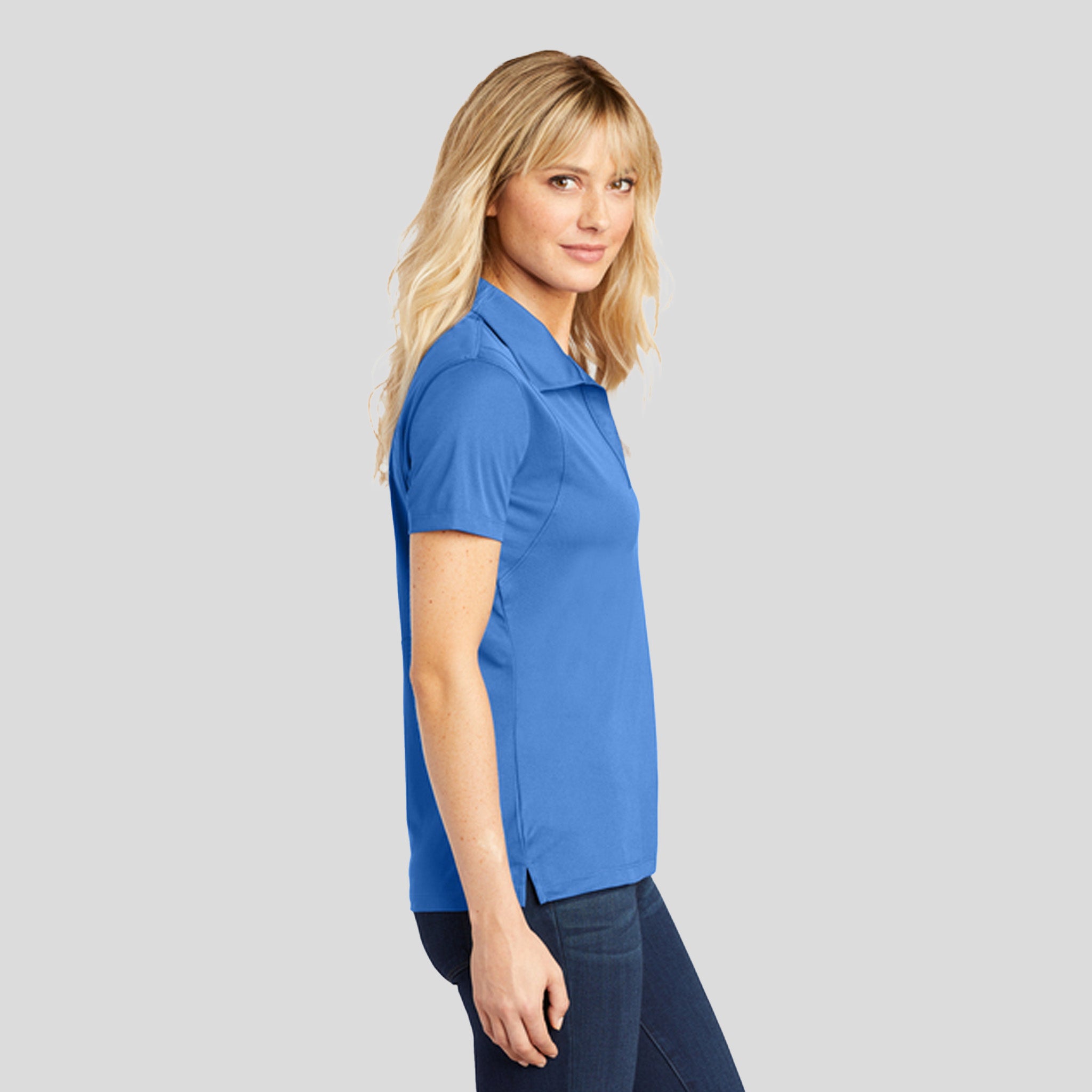 Women's Micropique Sport-Wickยฎ Polo | Blue Lake