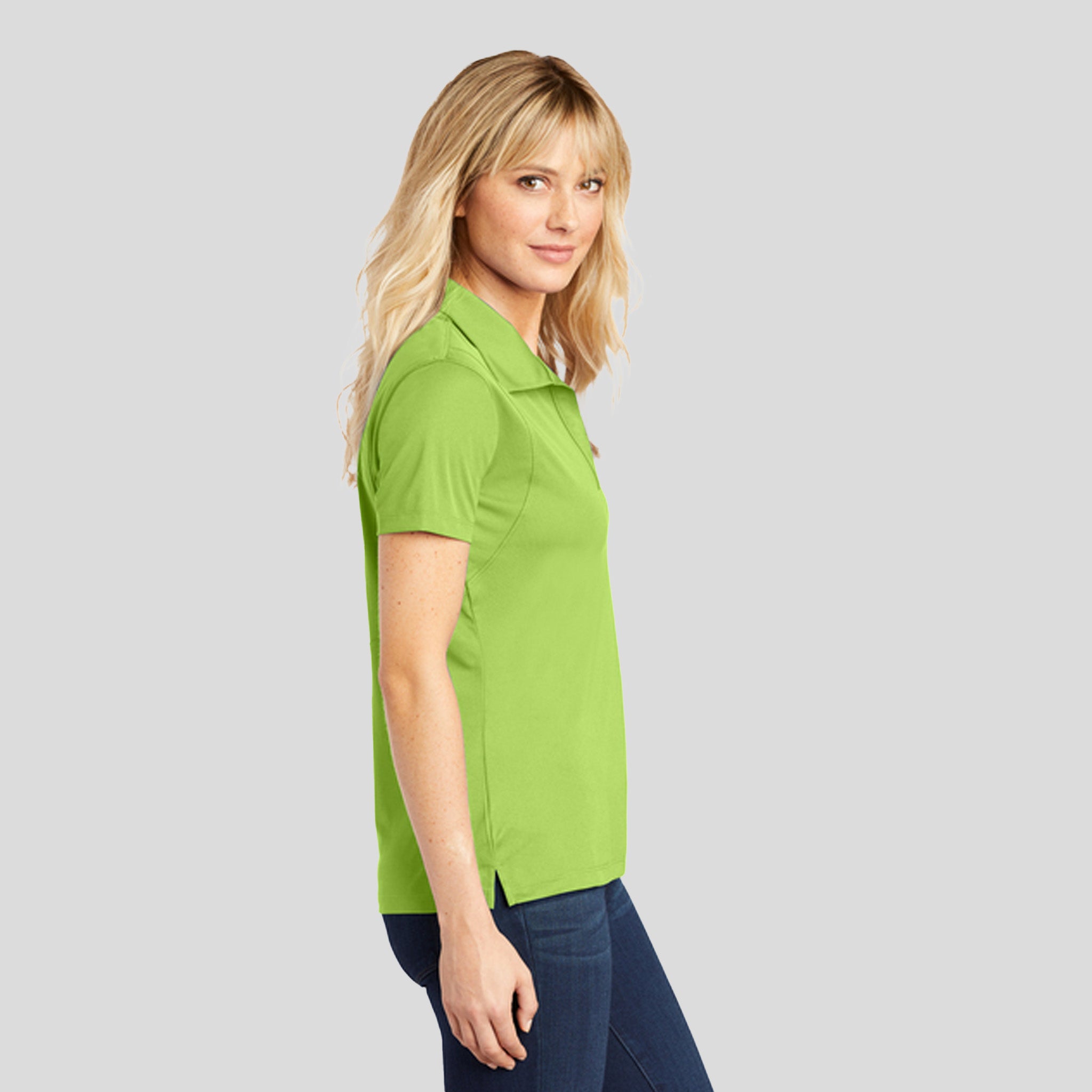 Women's Micropique Sport-Wickยฎ Polo | Lime Shock