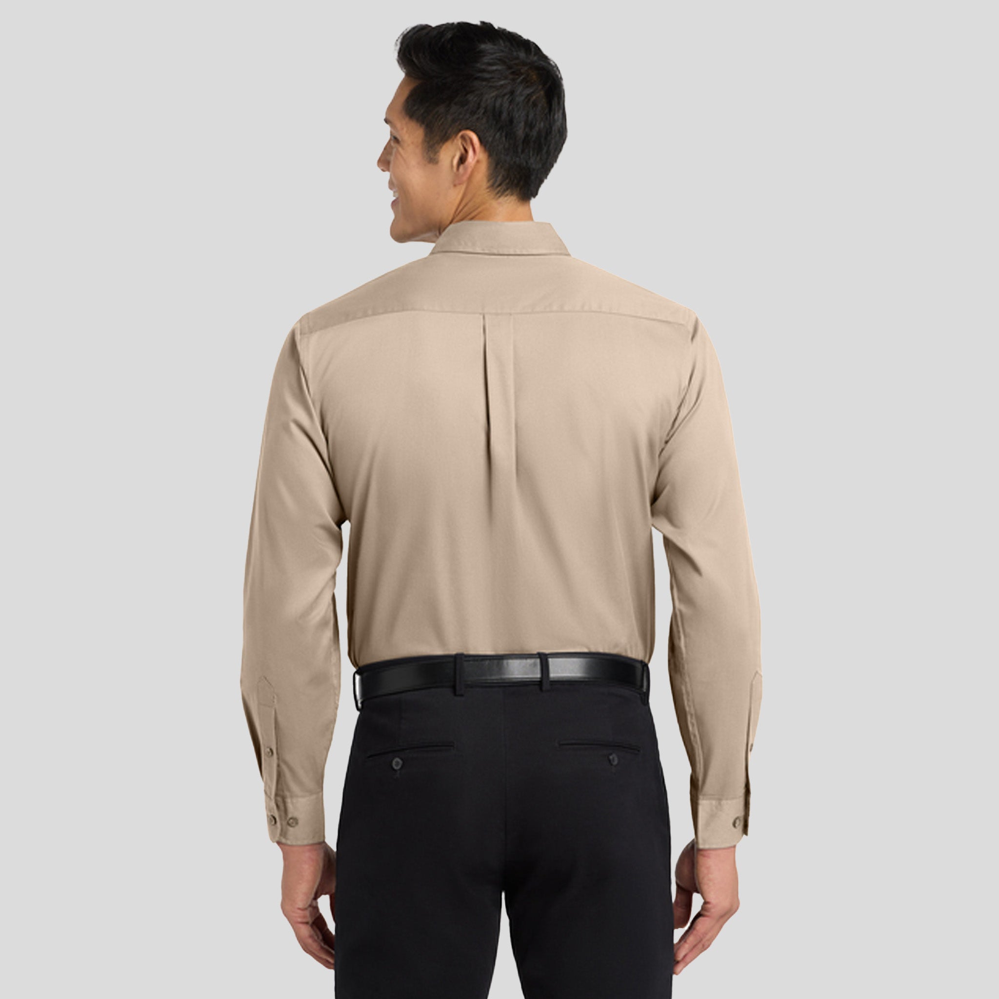 Long Sleeve Easy Care Shirt | Stone