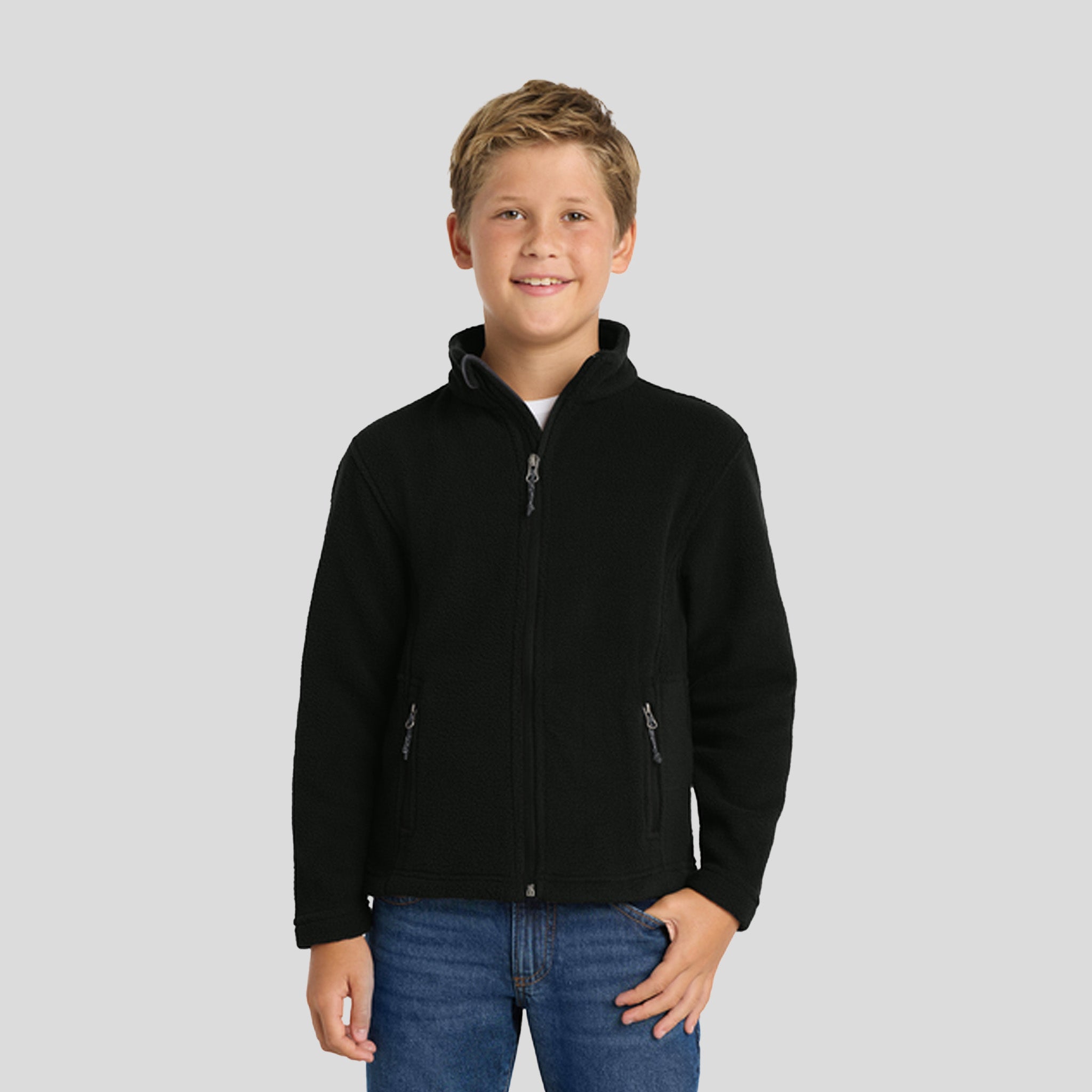 Youth Value Fleece Jacket | Black