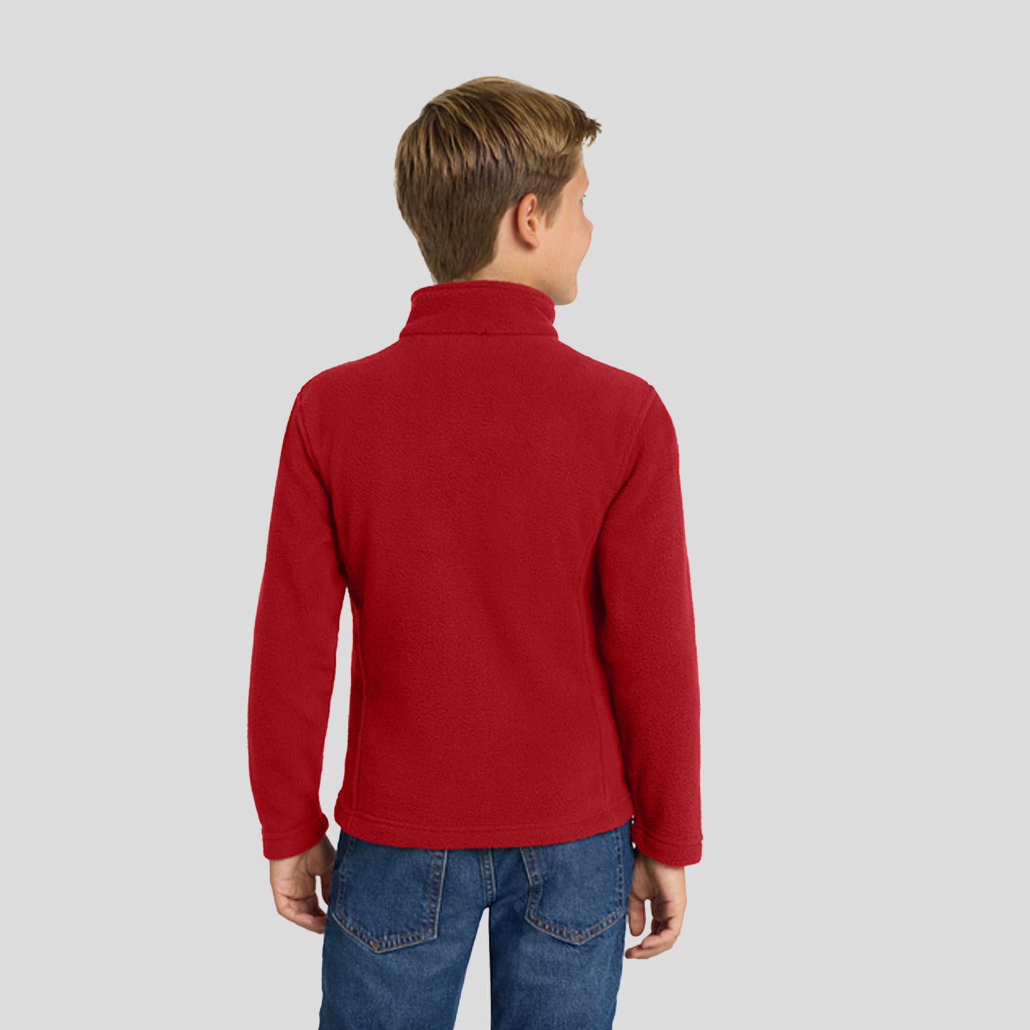 Youth Value Fleece Jacket | Red