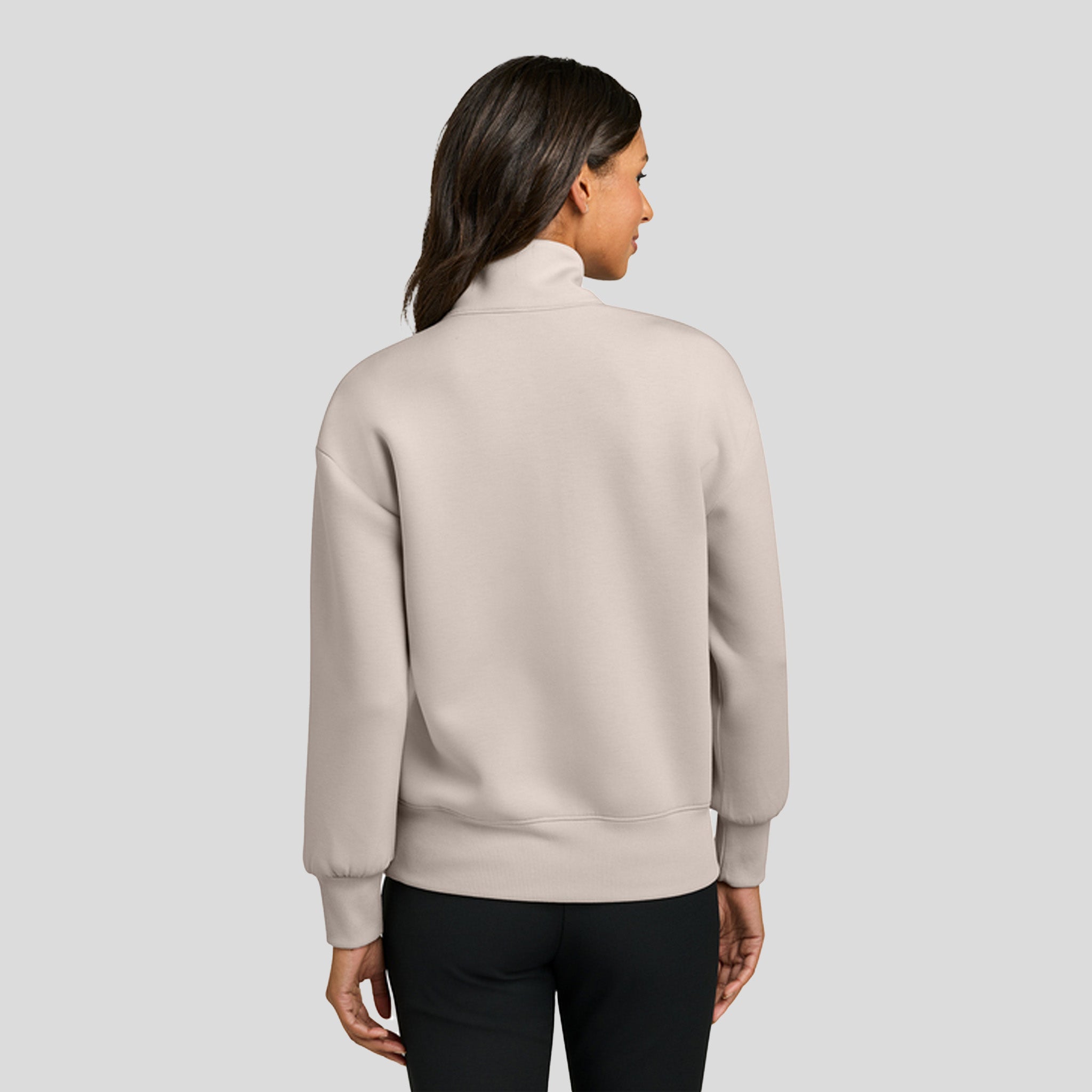 Womenβs Soft Spacer 1/4-Zip | Warm Quartz