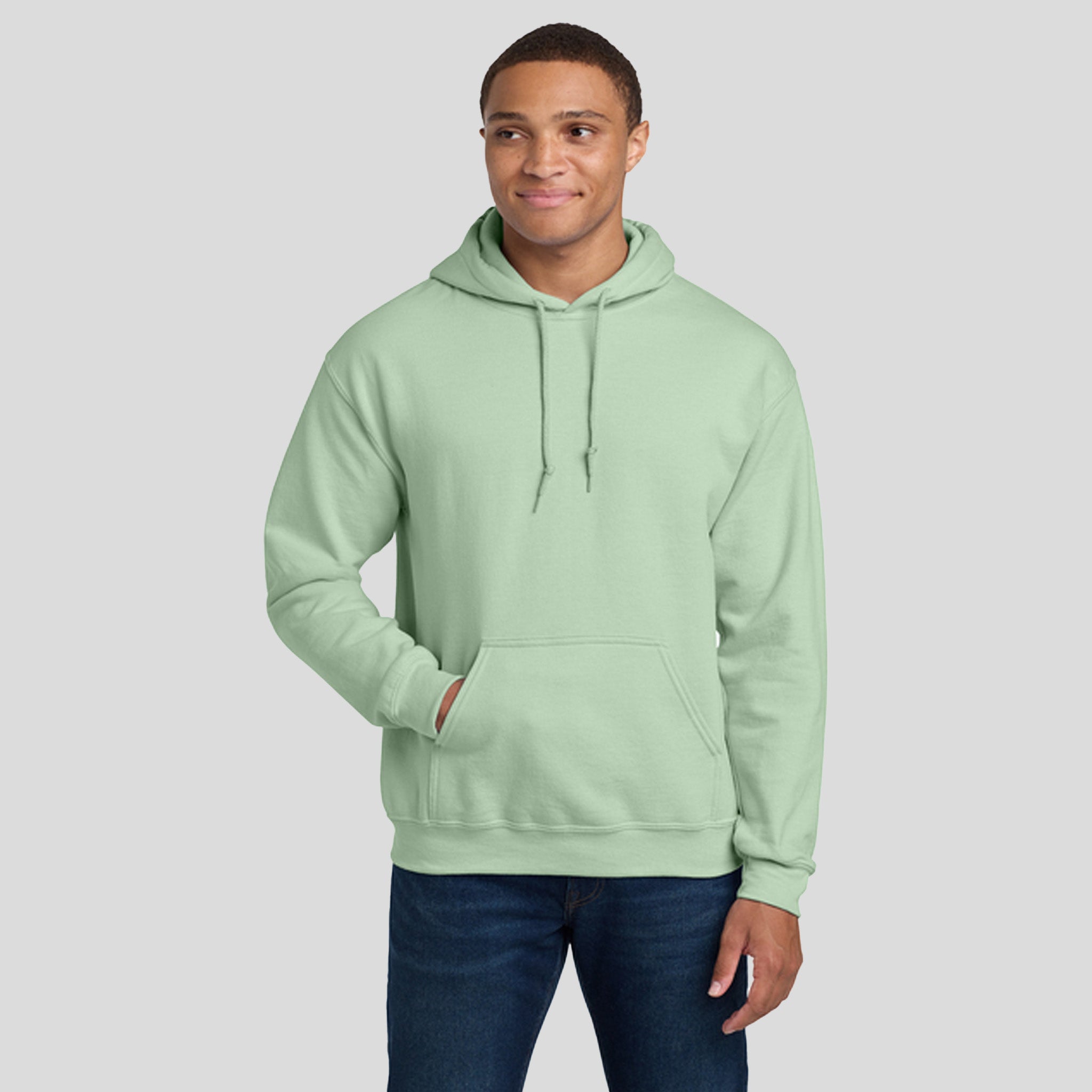 Heavy Blendβ’ Hooded Sweatshirt | Mint Green
