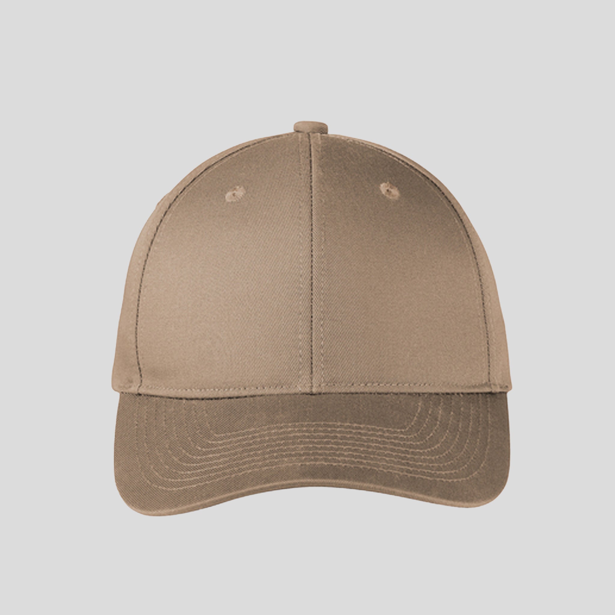 Snapback Fine Twill Cap | Khaki