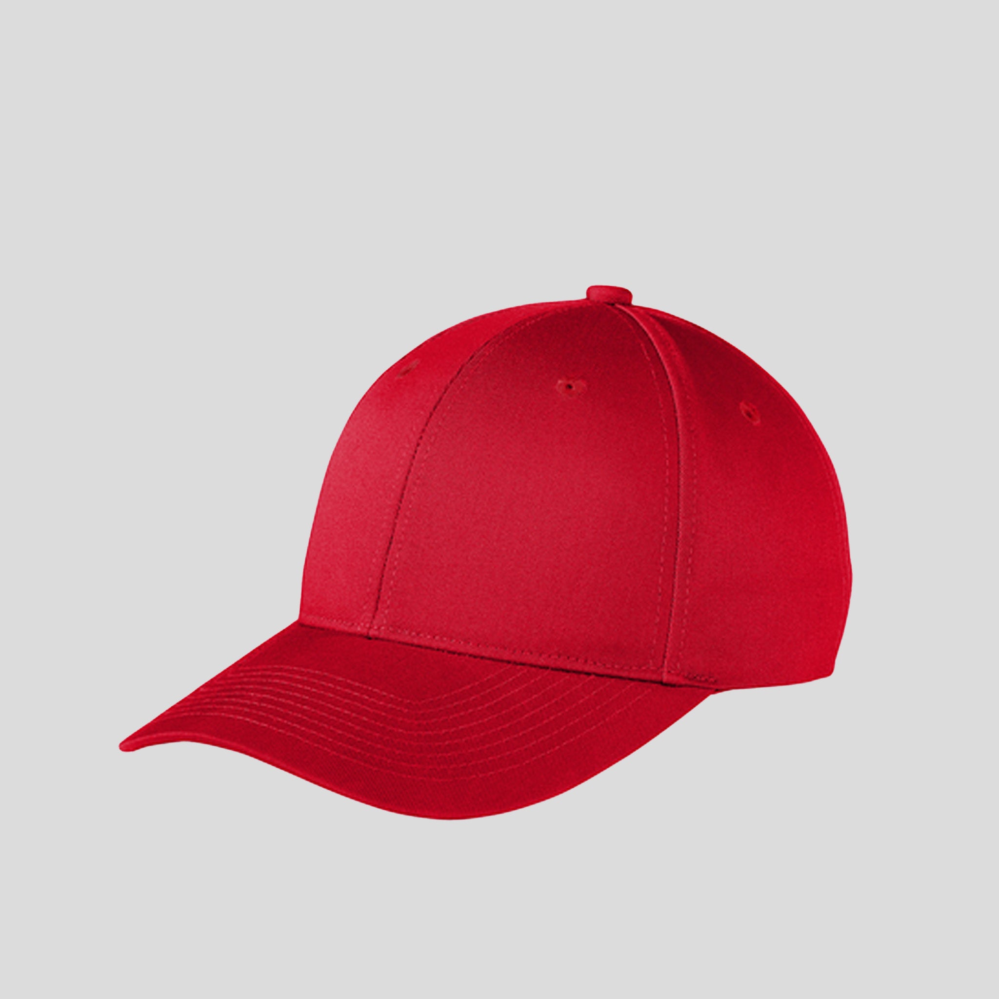 Snapback Fine Twill Cap | Red