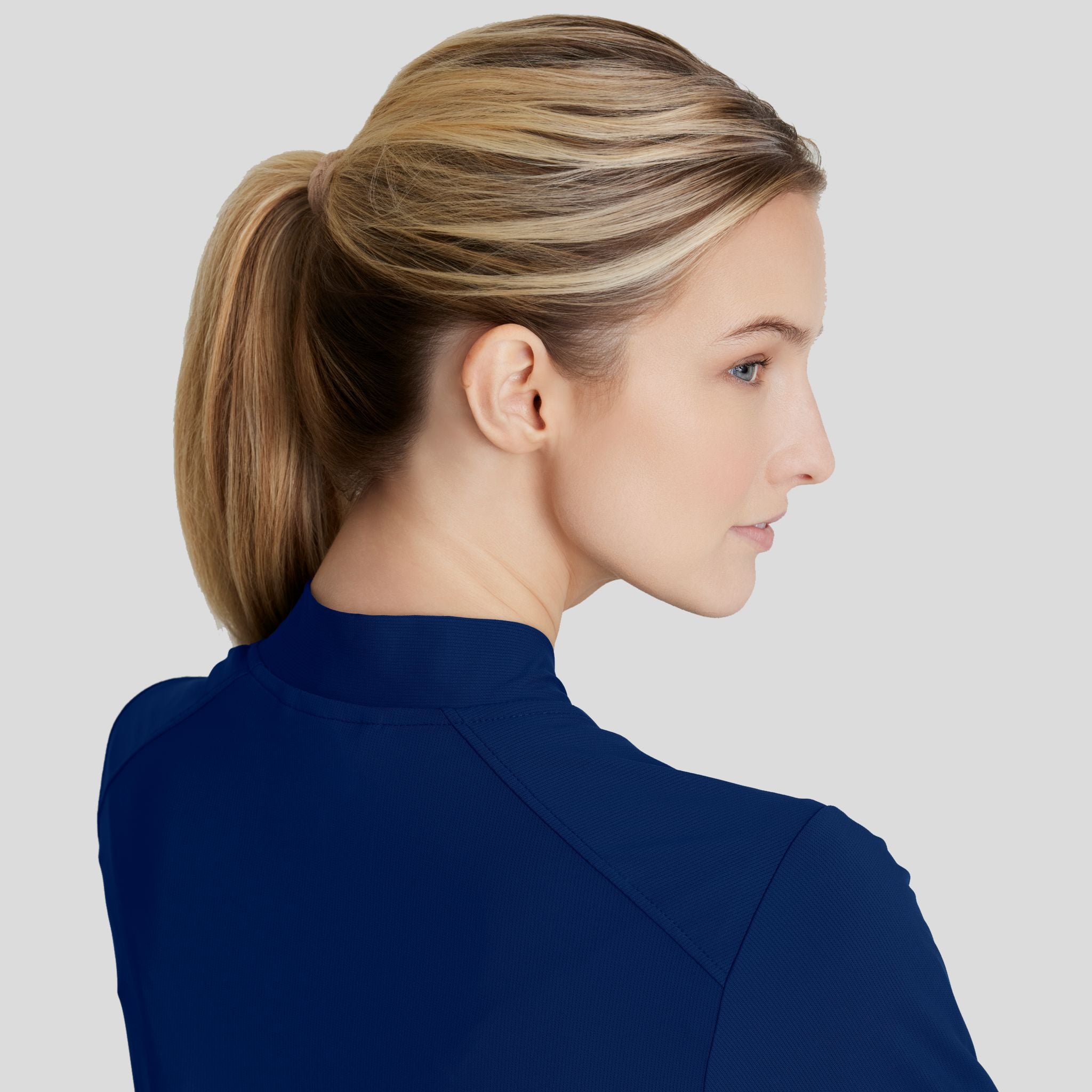 Contour 3-Pocket Front Zipper Warm Up | Navy