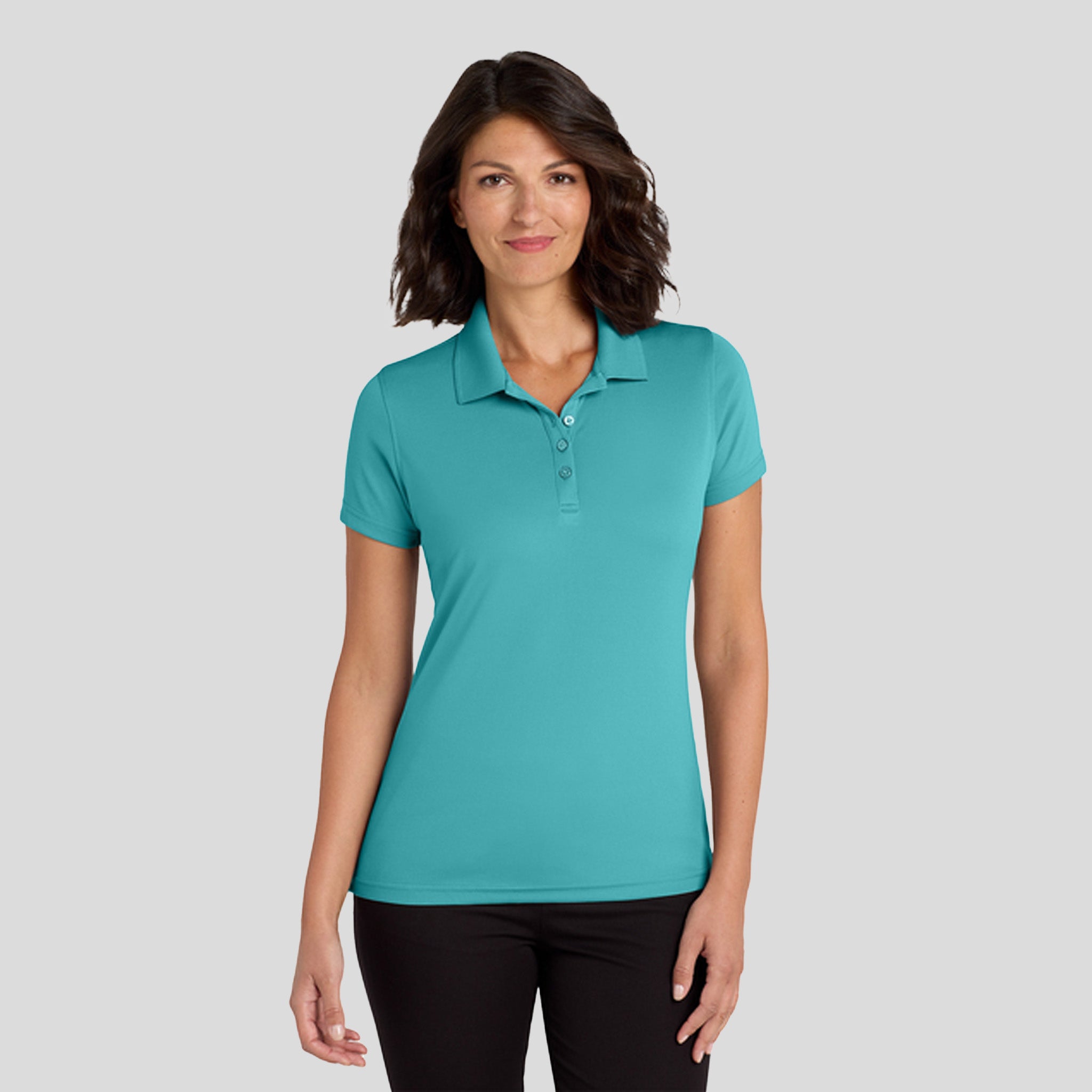 Women's Dry Zoneยฎ UV Micro-Mesh Polo | Aquamarine
