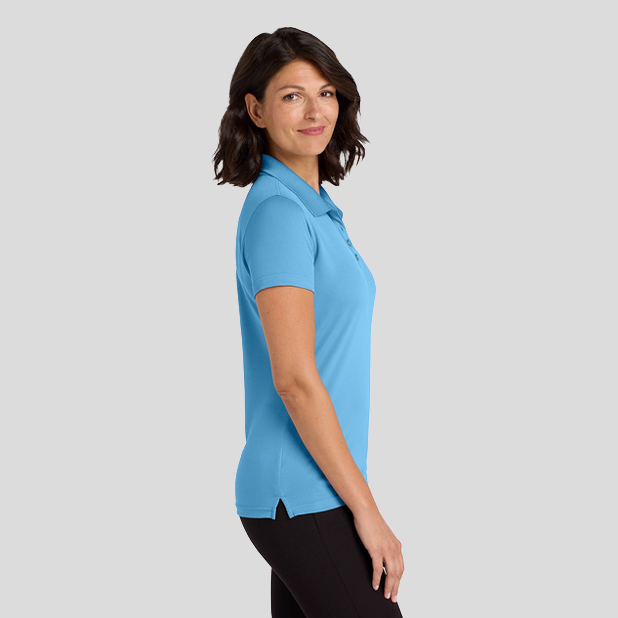 Women's Dry Zoneยฎ UV Micro-Mesh Polo | Carolina Blue
