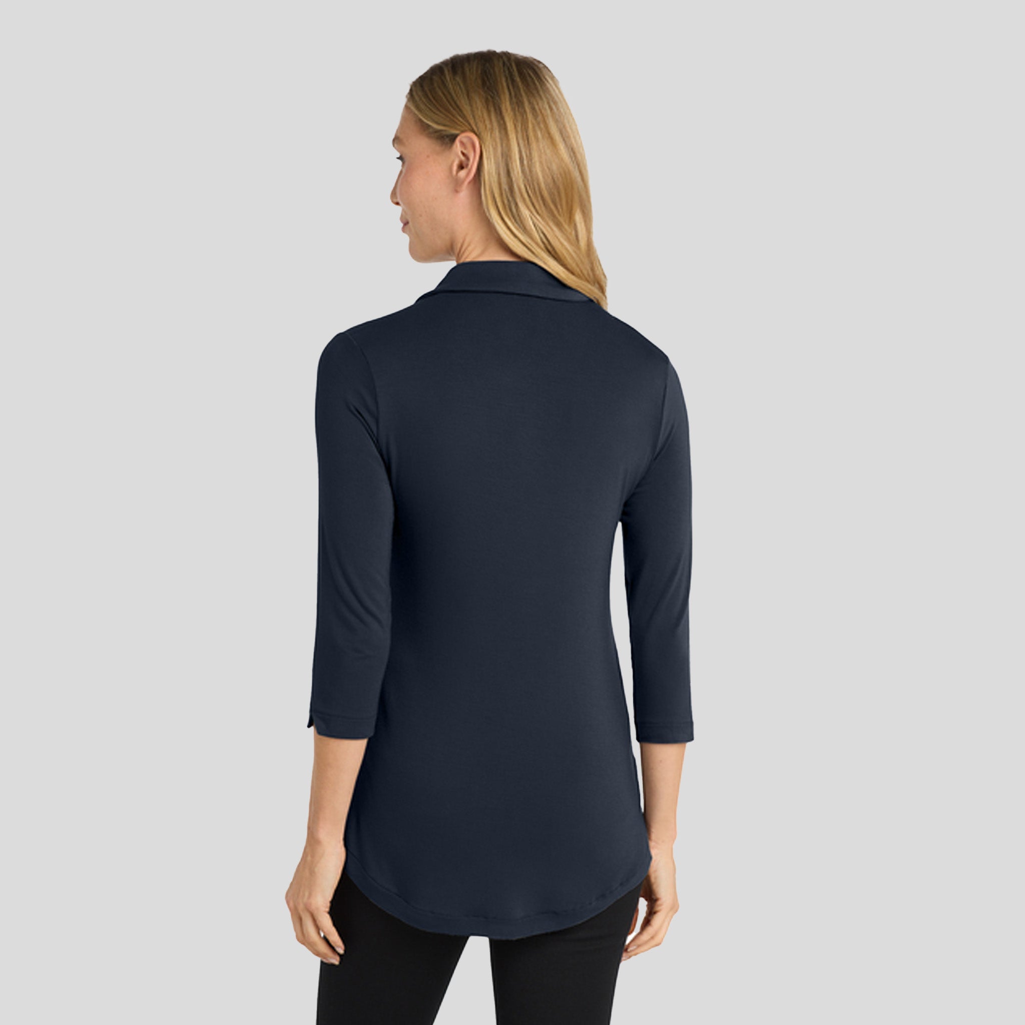 Women's Luxe Knit Tunic | River Blue Navy