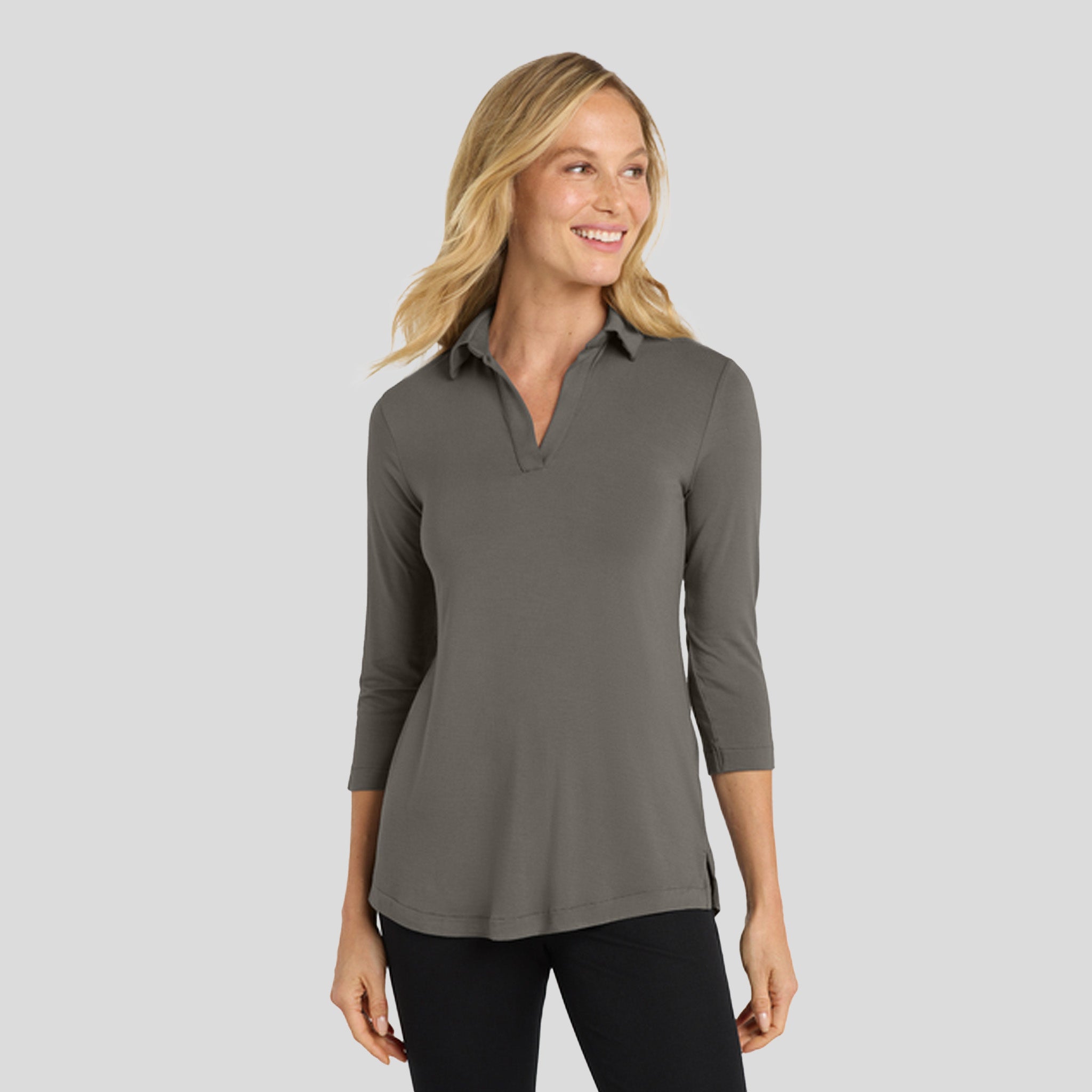 Women's Luxe Knit Tunic | Sterling Grey