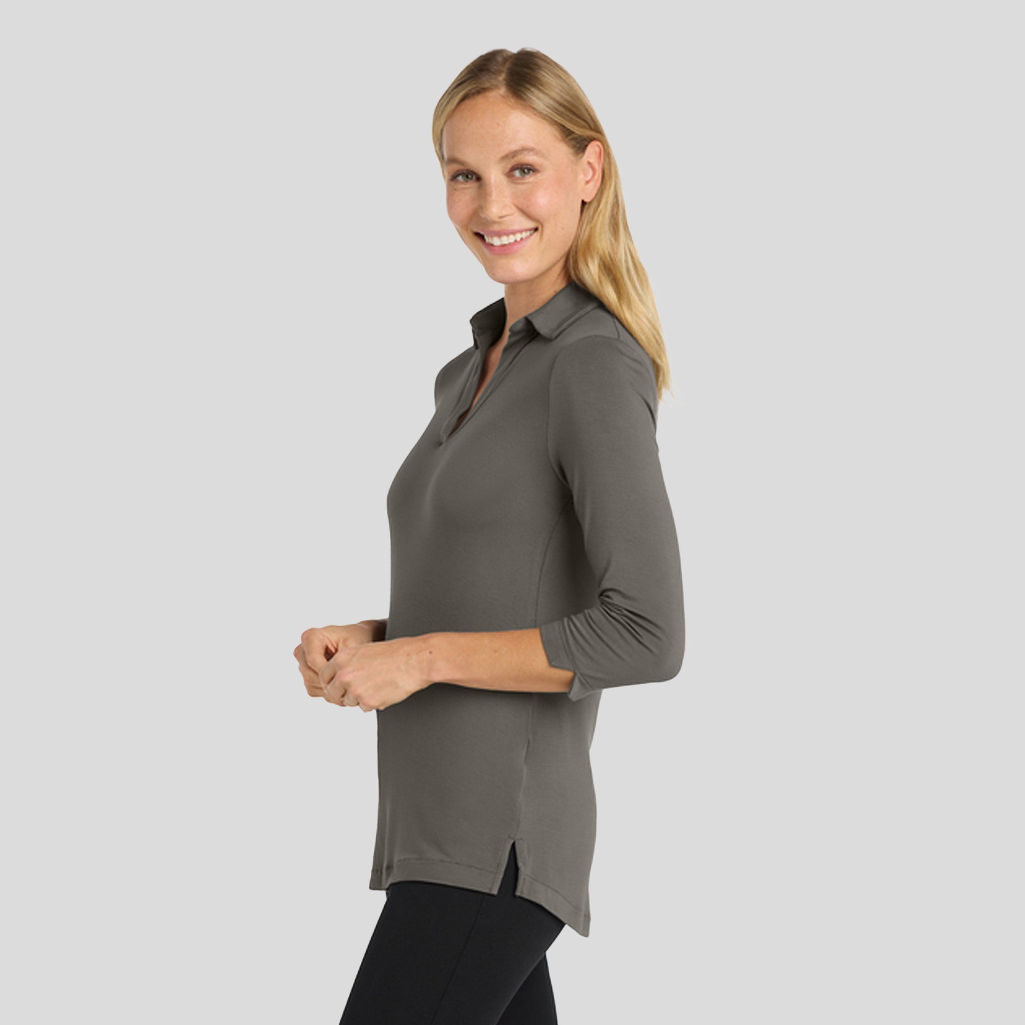 Women's Luxe Knit Tunic | Sterling Grey