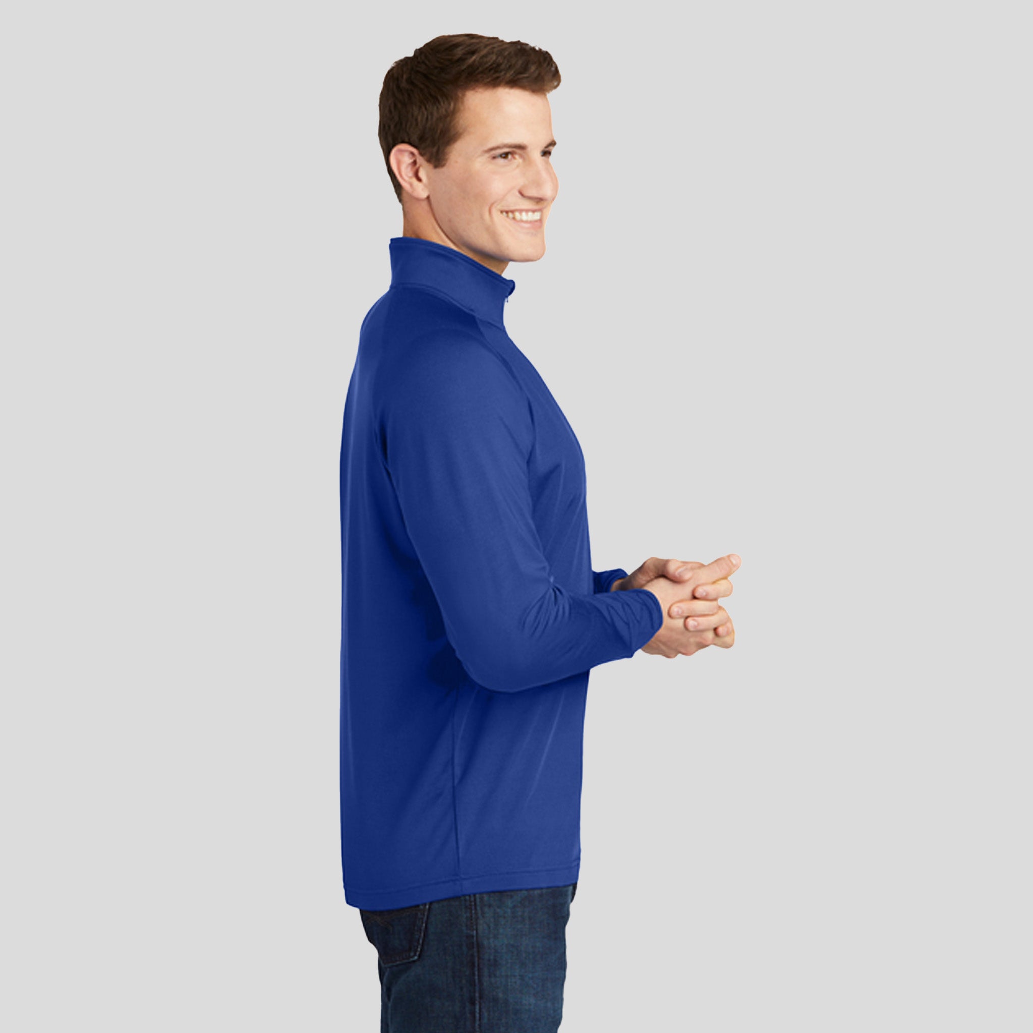 Sport-Wickยฎ Stretch 1/4-Zip Pullover | True Royal