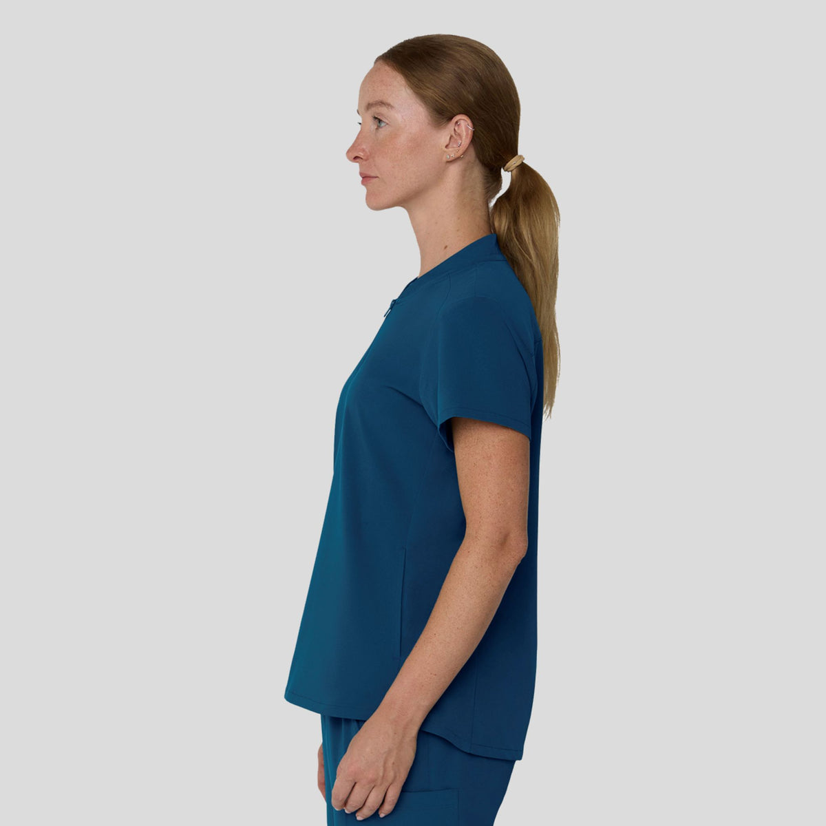 Tempo Women's 1/4 Zip Top | Caribbean