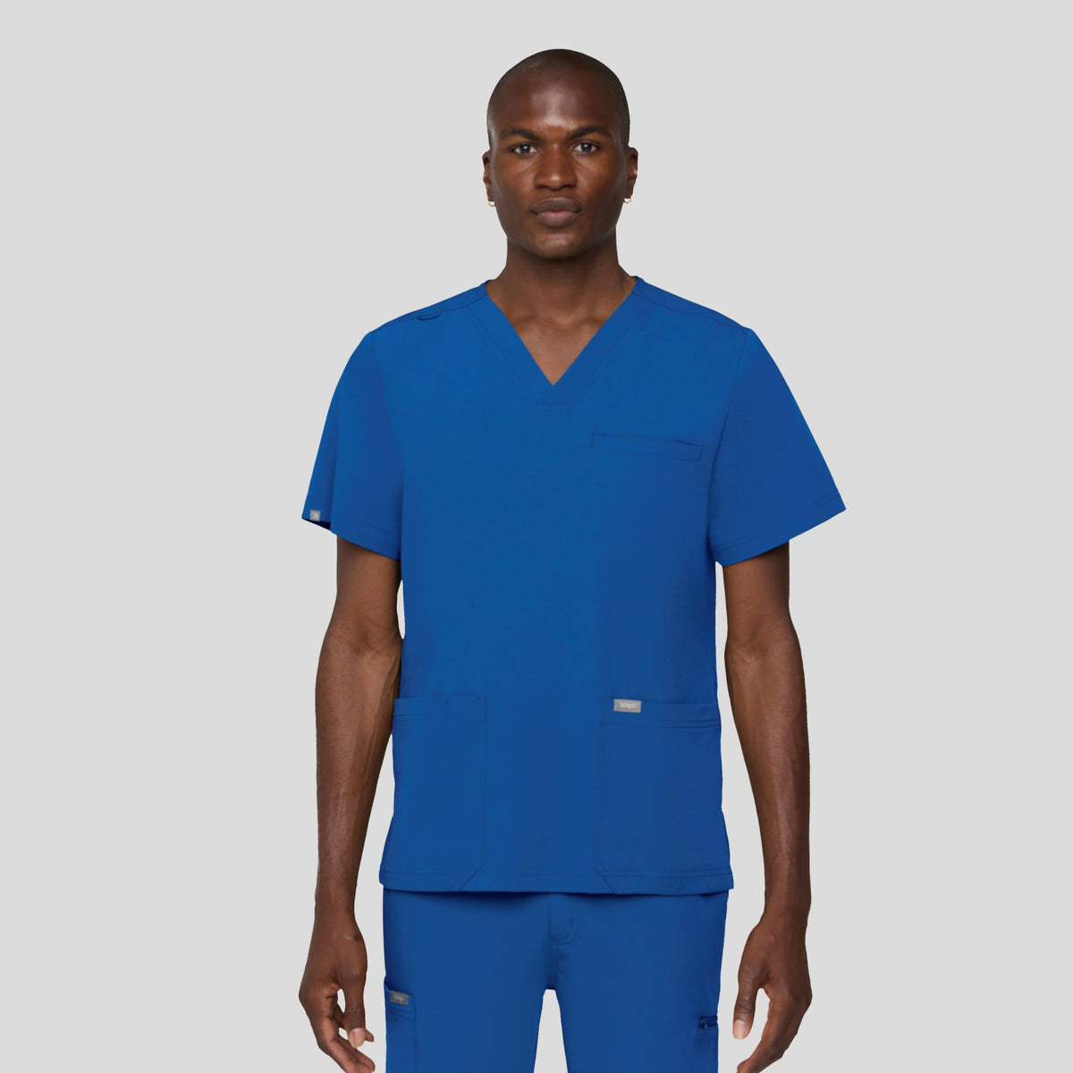 Tempo Men's 3 Pocket V-Neck Top | Royal