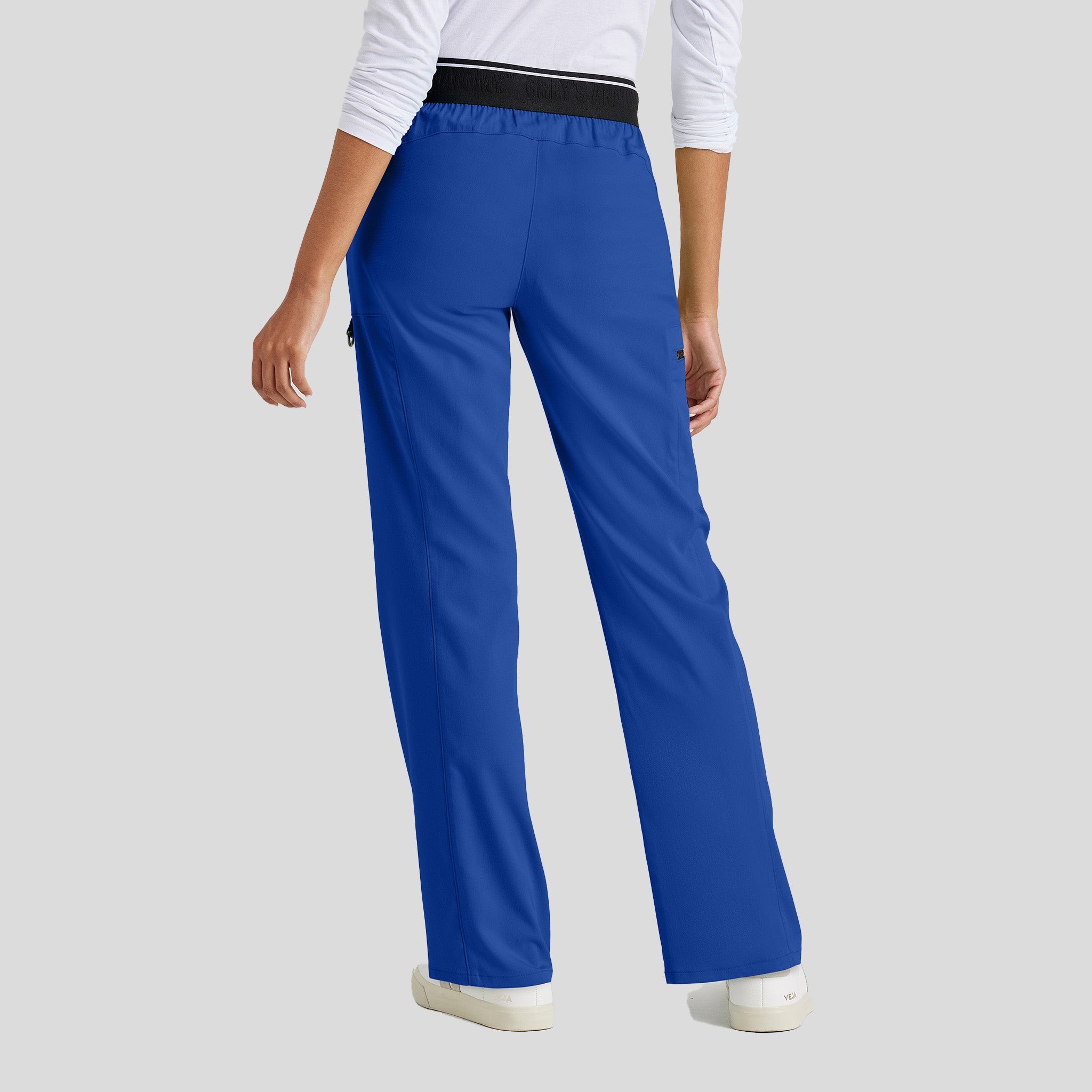 Kim 3-Pocket Mid-Rise Straight Leg Scrub Pant | Galaxy