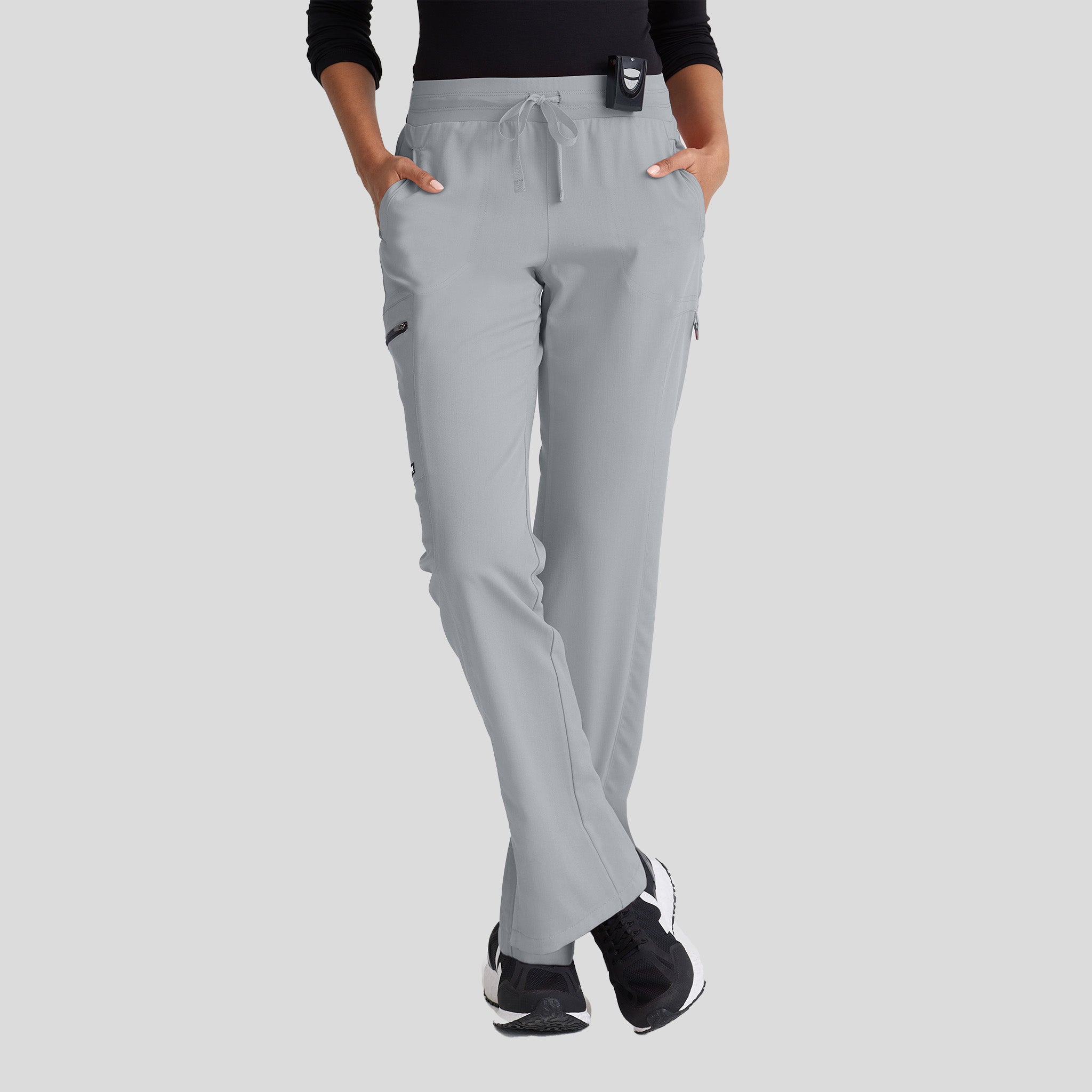 Kim 3-Pocket Mid-Rise Straight Leg Scrub Pant | Moonstruck