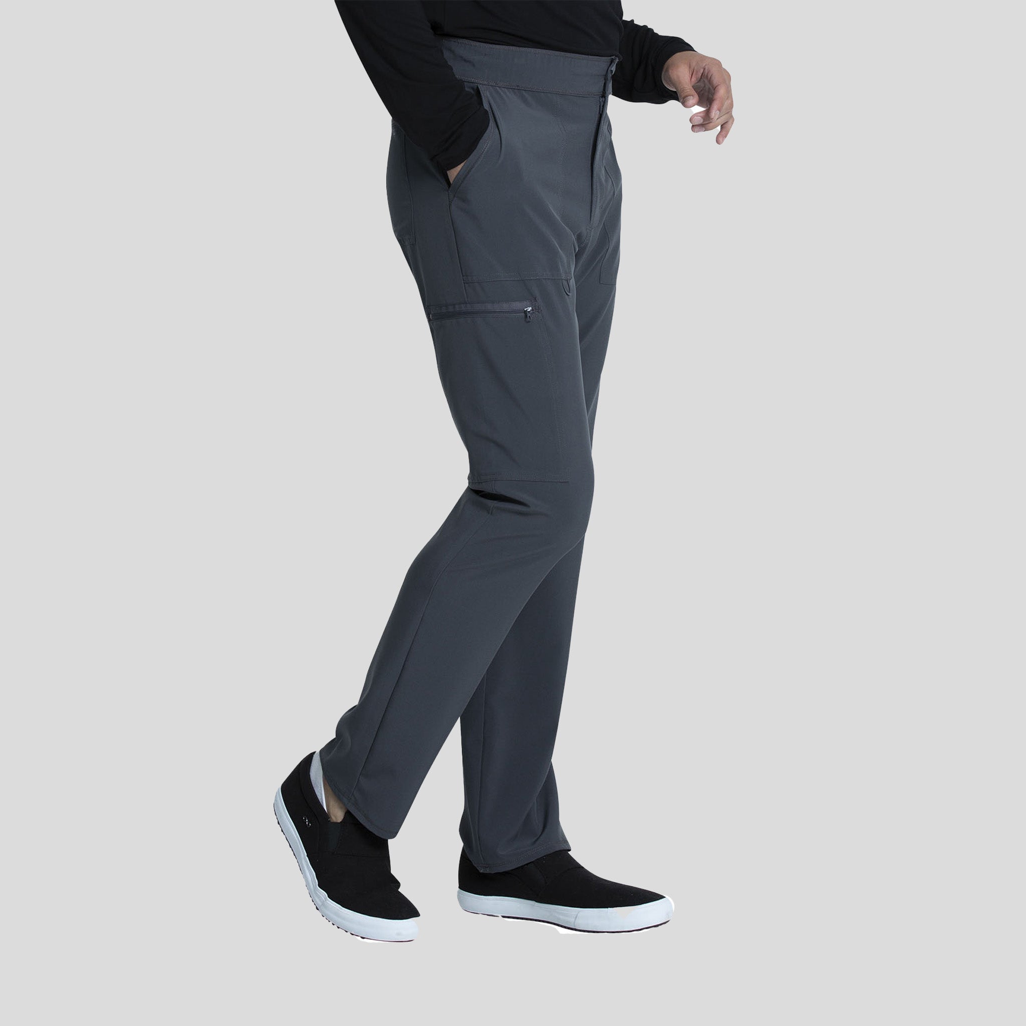Men's Fly Front Cargo Pant | Pewter
